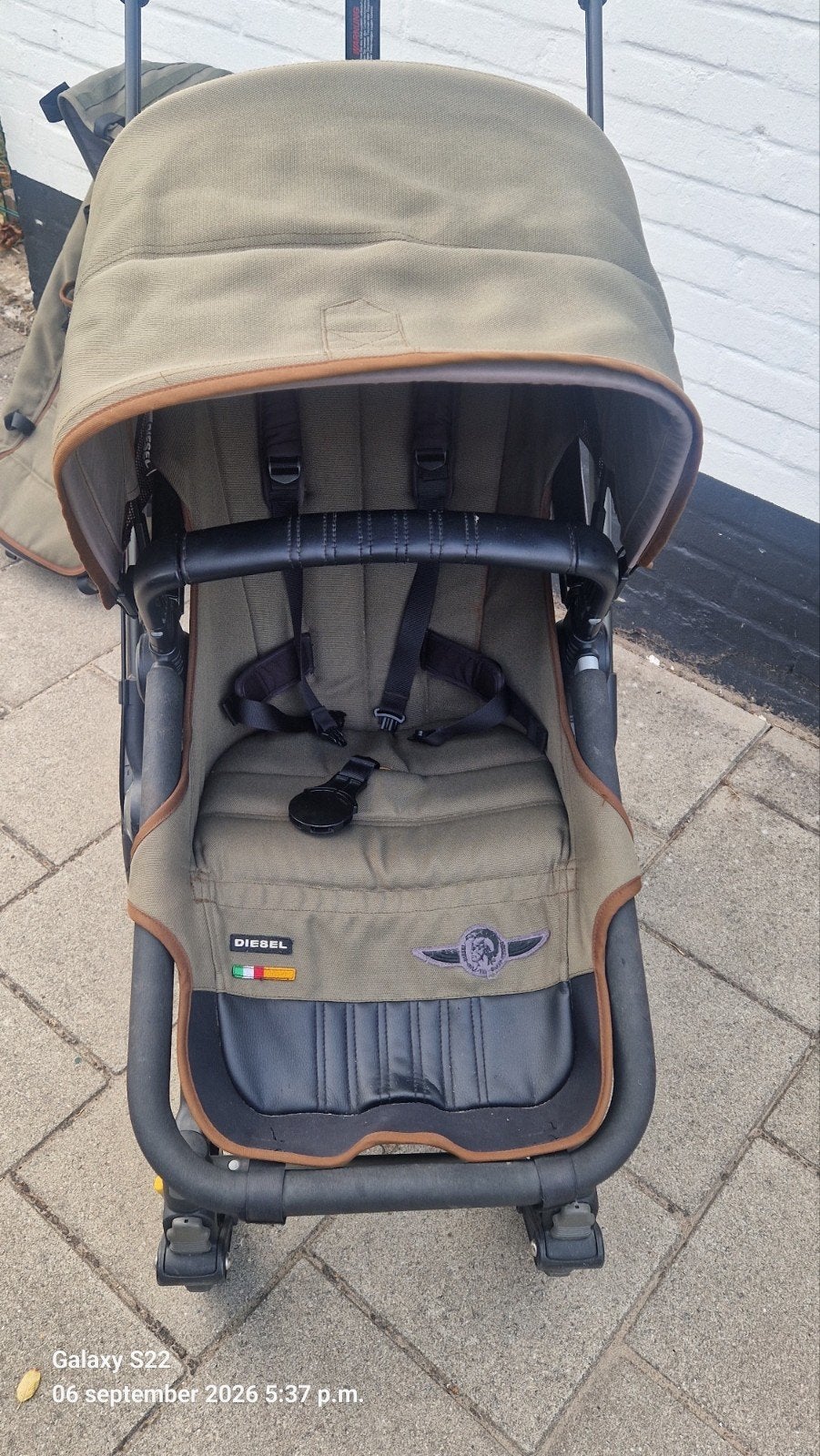 Stijlvolle Diesel kinderwagen - Zo goed als nieuw, Ophalen of Verzenden, Zo goed als nieuw, Kinderwagen, Overige merken