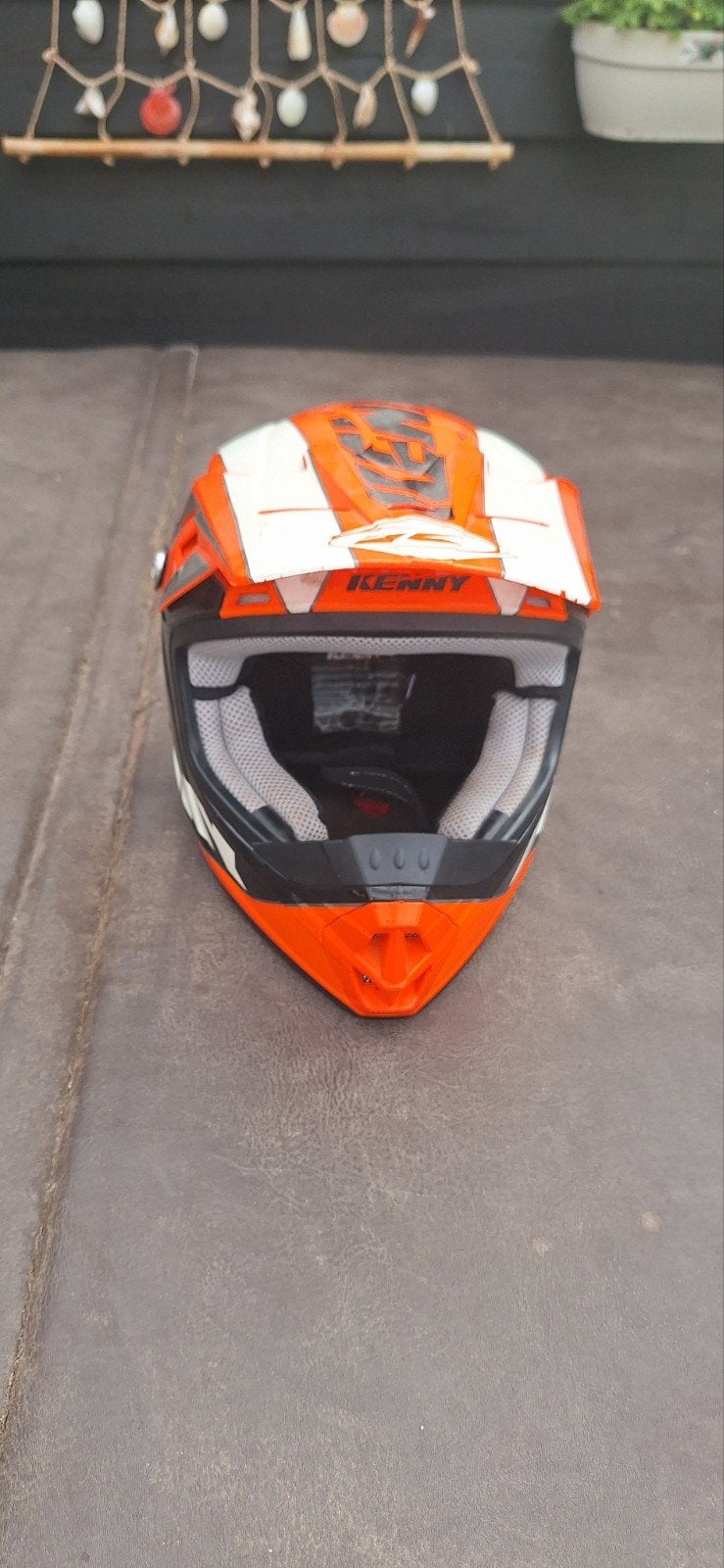 Cross/BMX helm junior maat L (51-52 cm), Ophalen, Gebruikt, L, Kenny