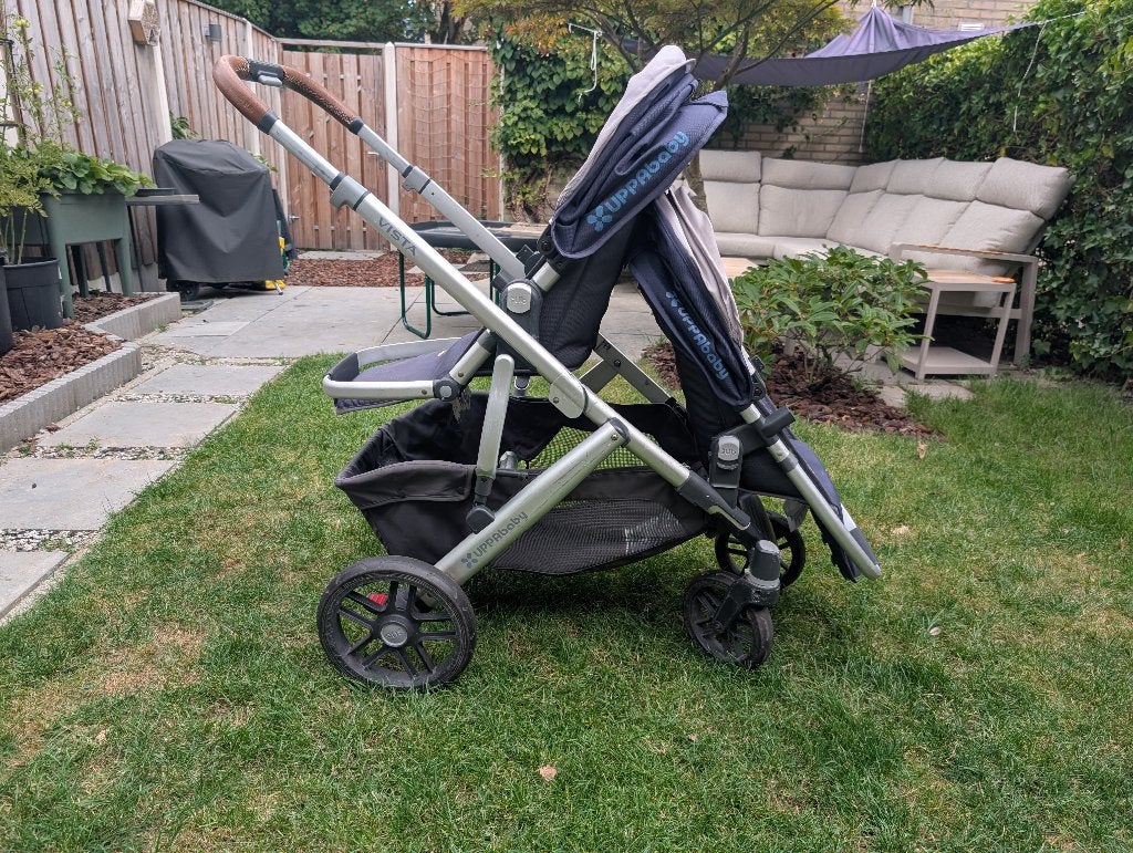 UPPAbaby VISTA - Complete set - 2 zitjes 1 reiswiegje, Kinderen en Baby's, Gebruikt, Combiwagen, Verstelbare duwstang, Ophalen