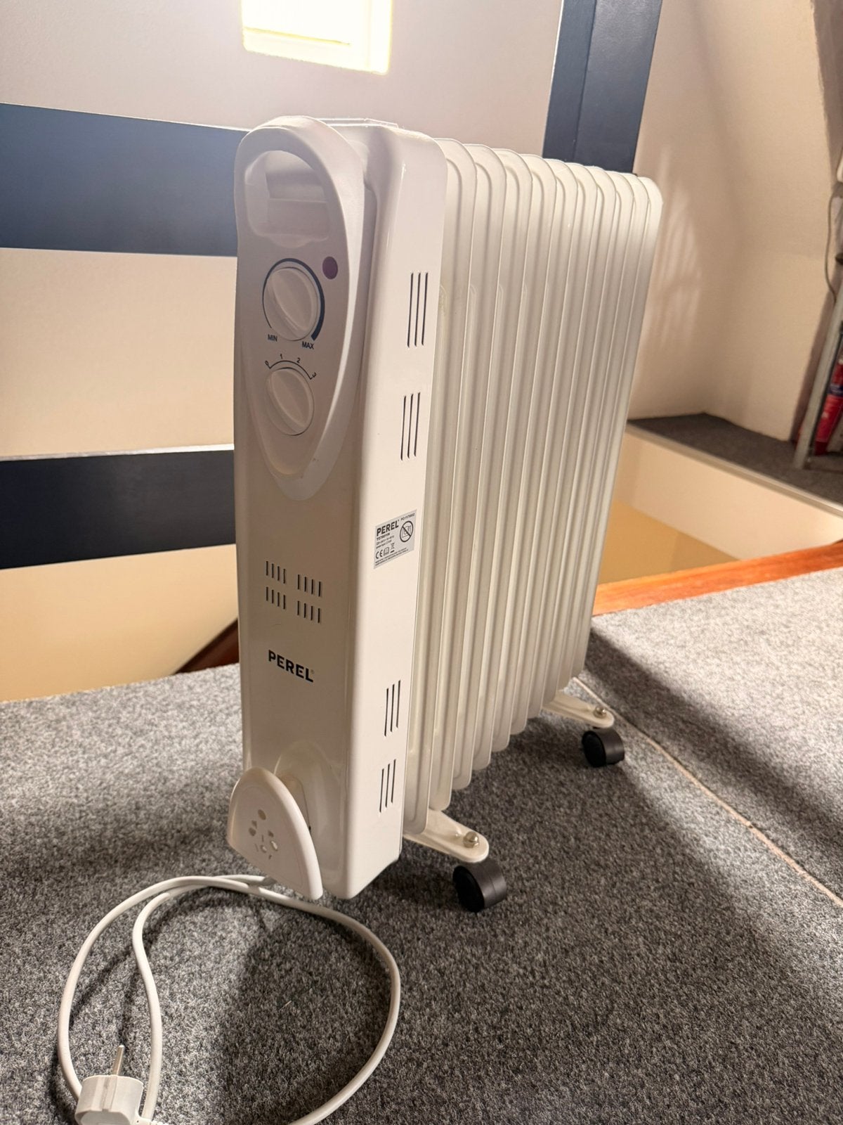 Perel olieradiator 2500W, Doe-het-zelf en Verbouw, Verwarming en Radiatoren, Ophalen, 30 tot 80 cm, Radiator, Minder dan 60 cm