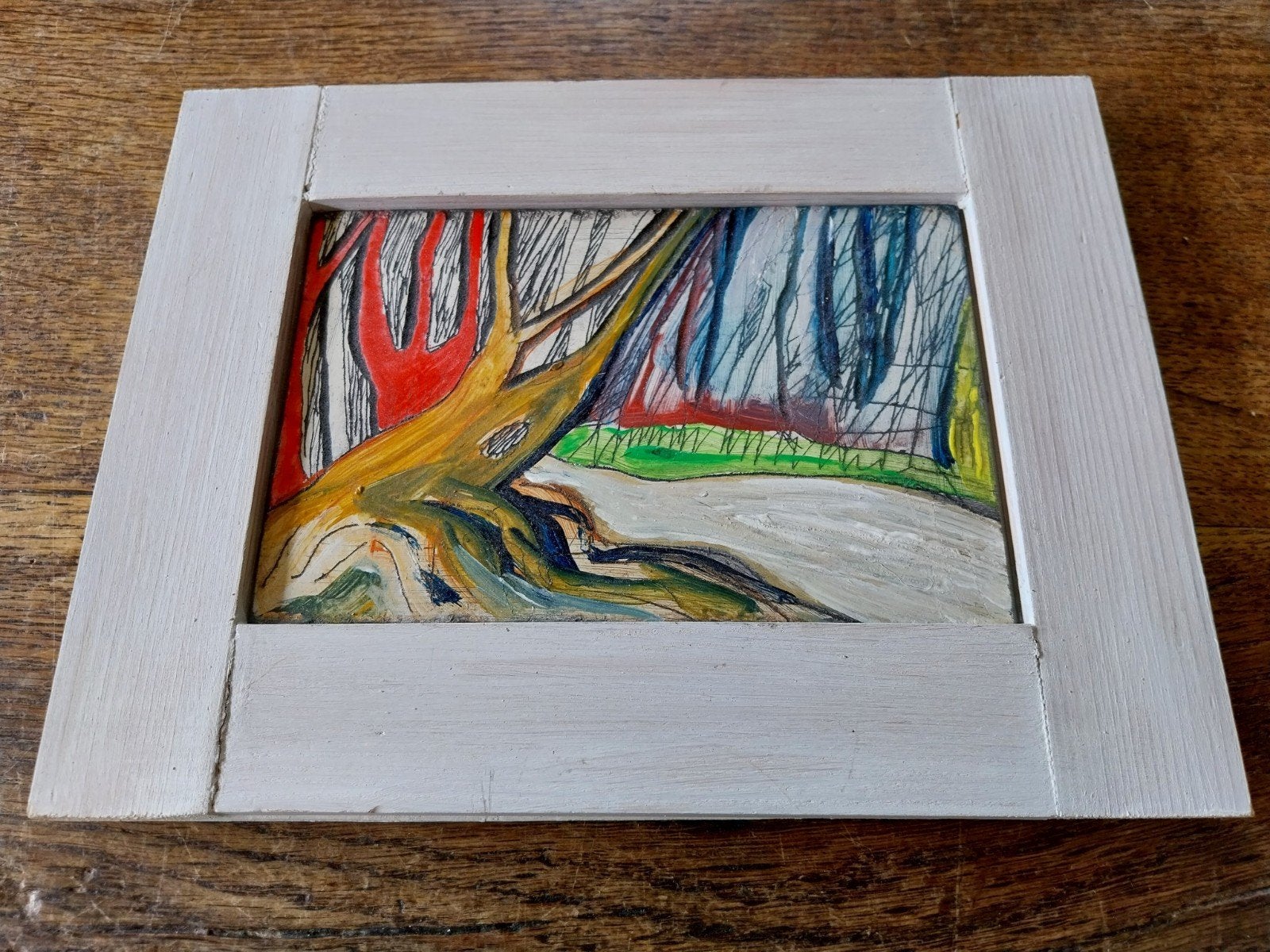 Frans Drummen - doorloop serie "Bomen" nr. 102, Antiek en Kunst, Ophalen of Verzenden