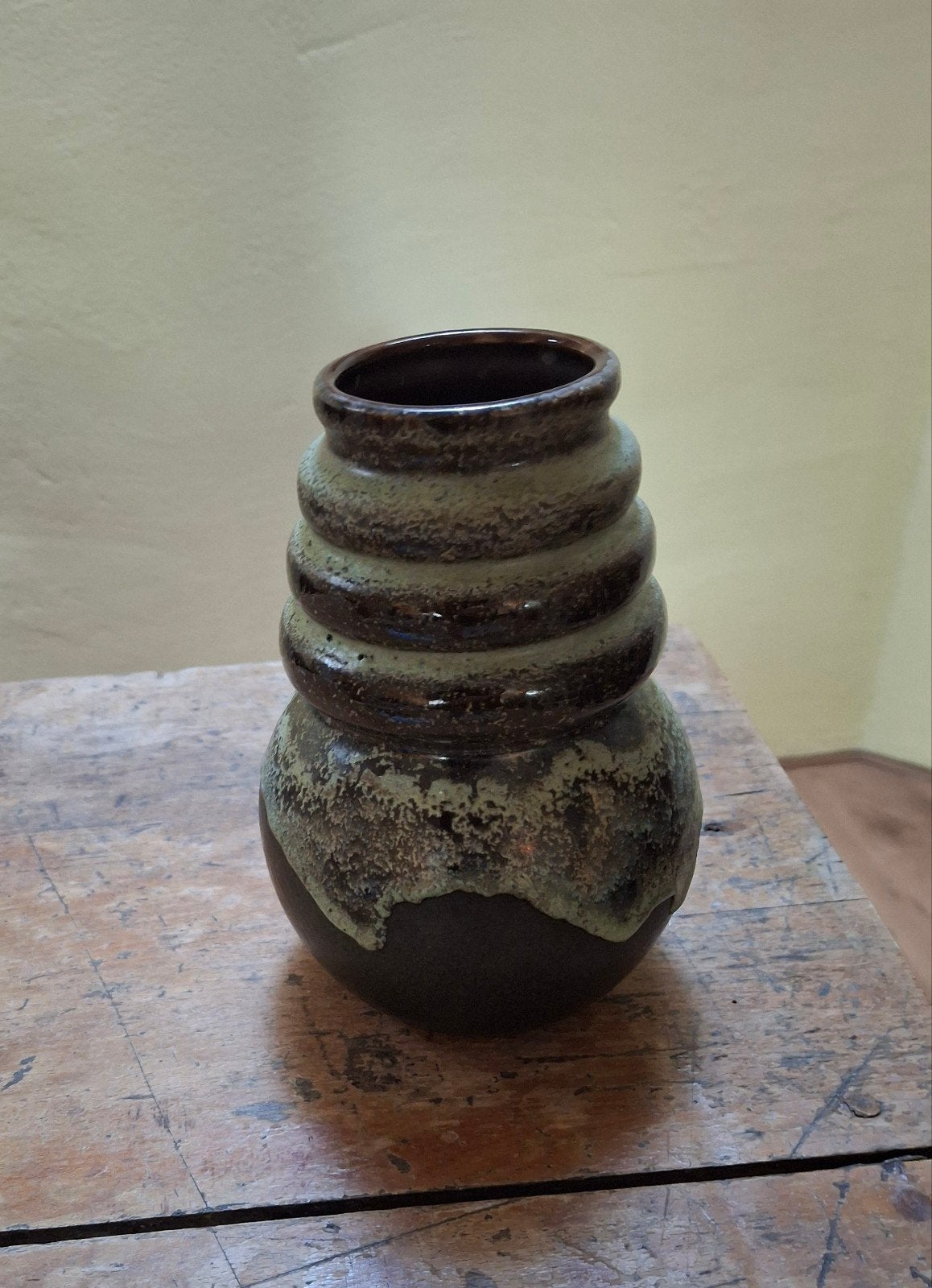 Vintage Scheurich vaas 269/18 - West-Duits aardewerk, Ophalen of Verzenden