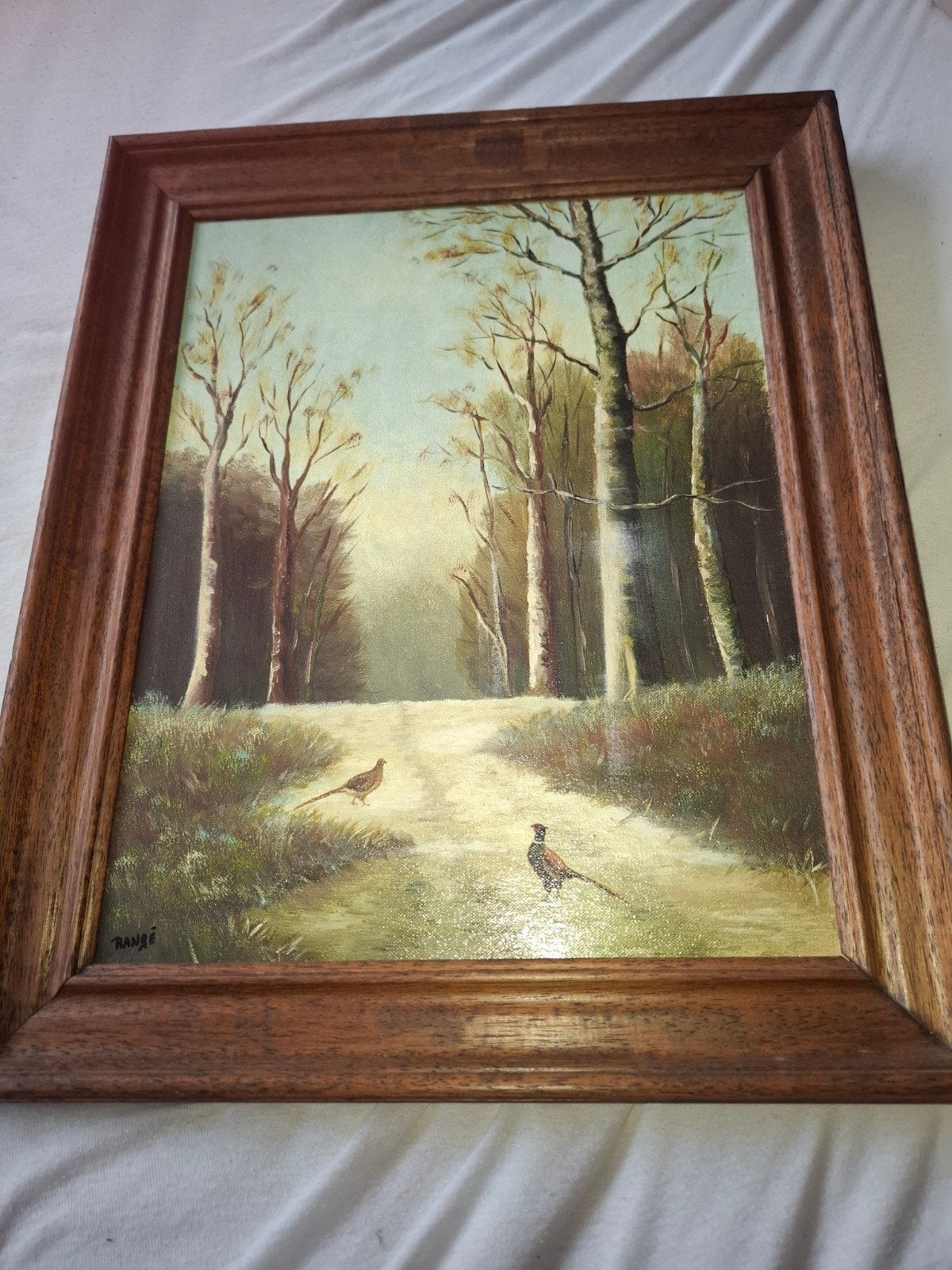 schilderij landschap, Ophalen