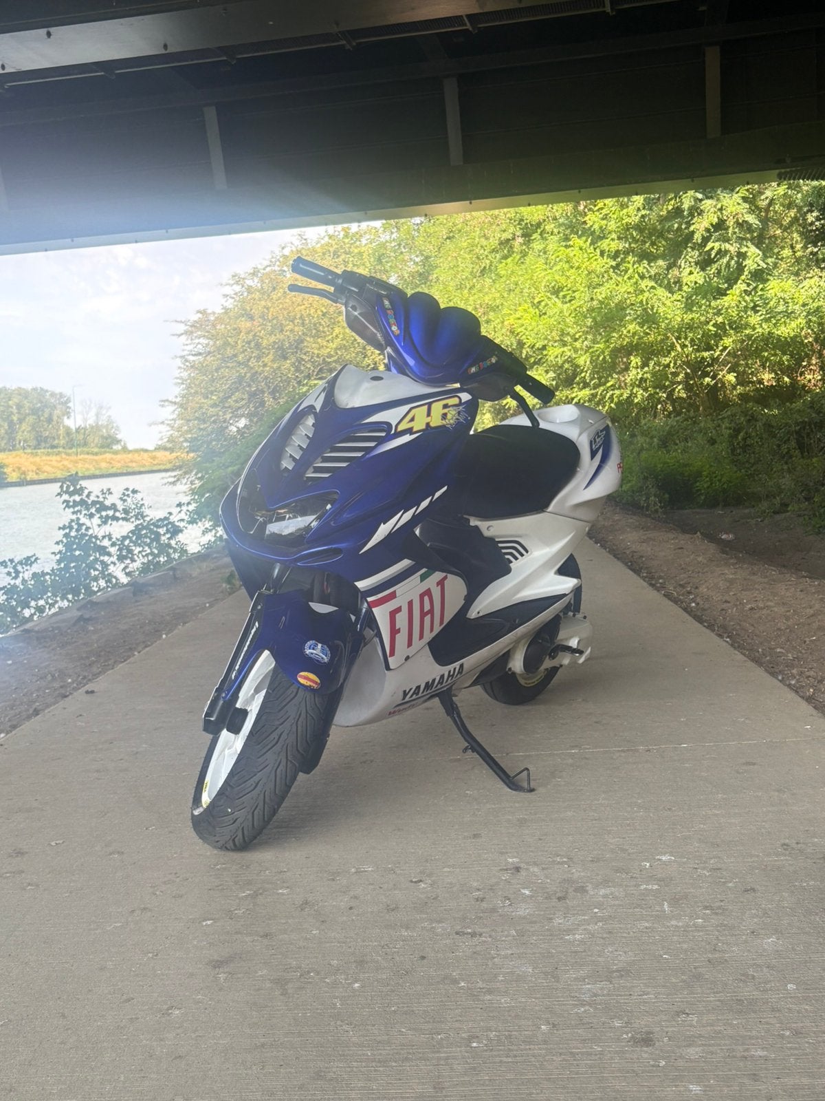 Yamaha aerox, Ophalen