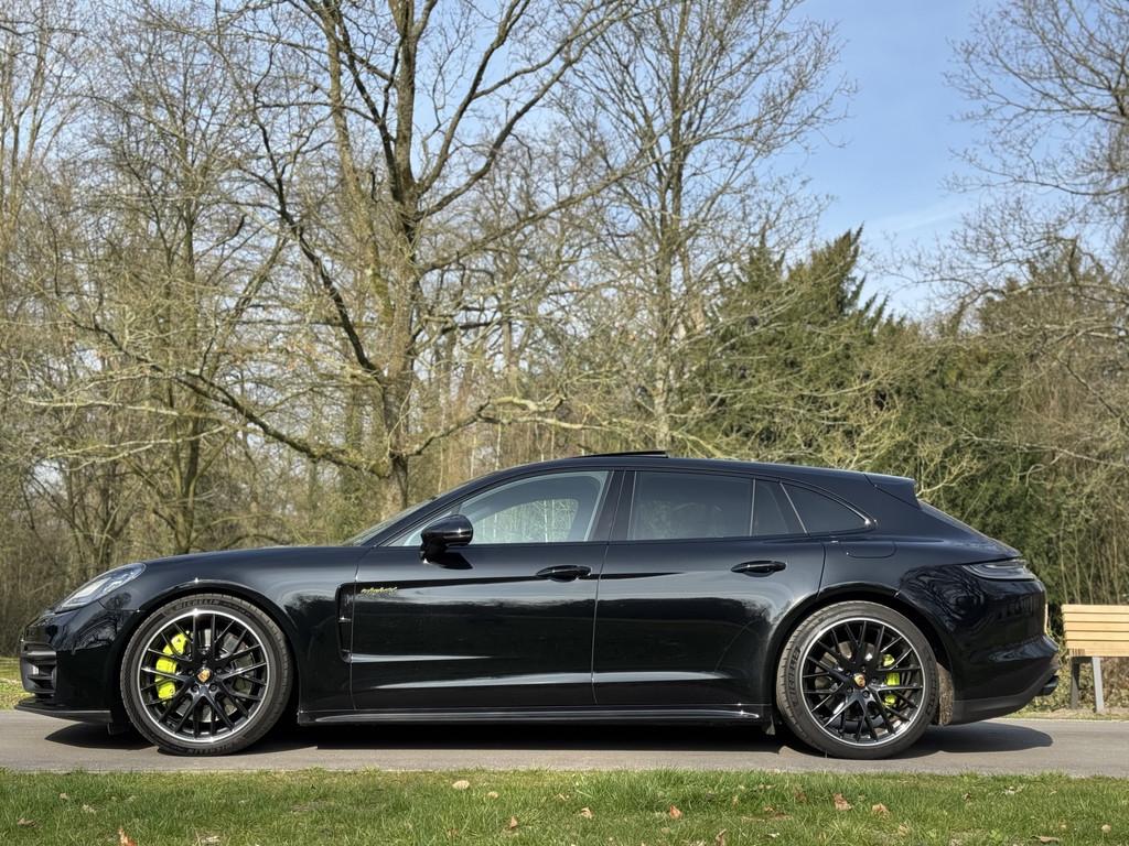 Porsche Panamera Sport Turismo 2.9 4S E-Hybrid (bj 2021), Auto's, Porsche, Automaat, Gebruikt, Automatische klimaatregeling, Zwart