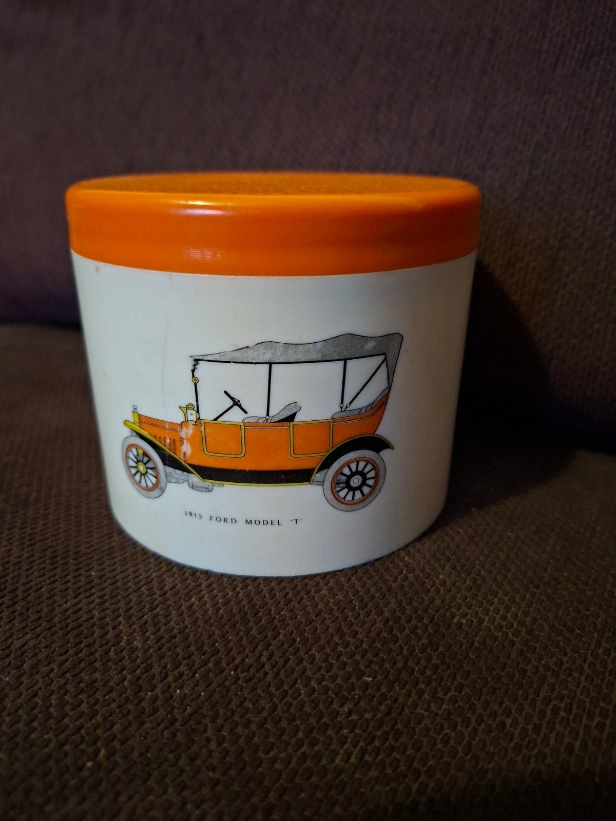 Retro plastic potje Ford model auto, Ophalen of Verzenden, Gebruikt