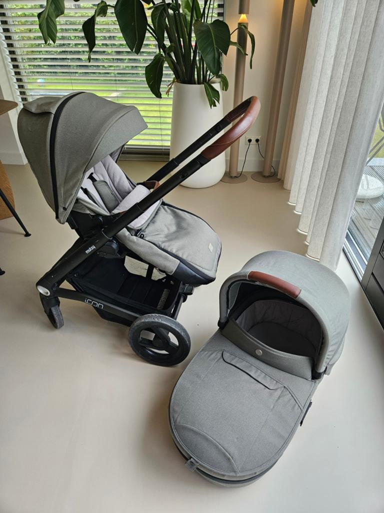 Mutsy Icon kinderwagen groen, Ophalen, Zo goed als nieuw, Mutsy