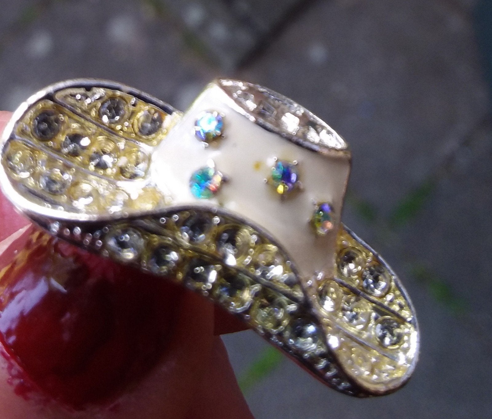 Vintage broche., Ophalen of Verzenden, Zo goed als nieuw, 17 tot 18, Dame