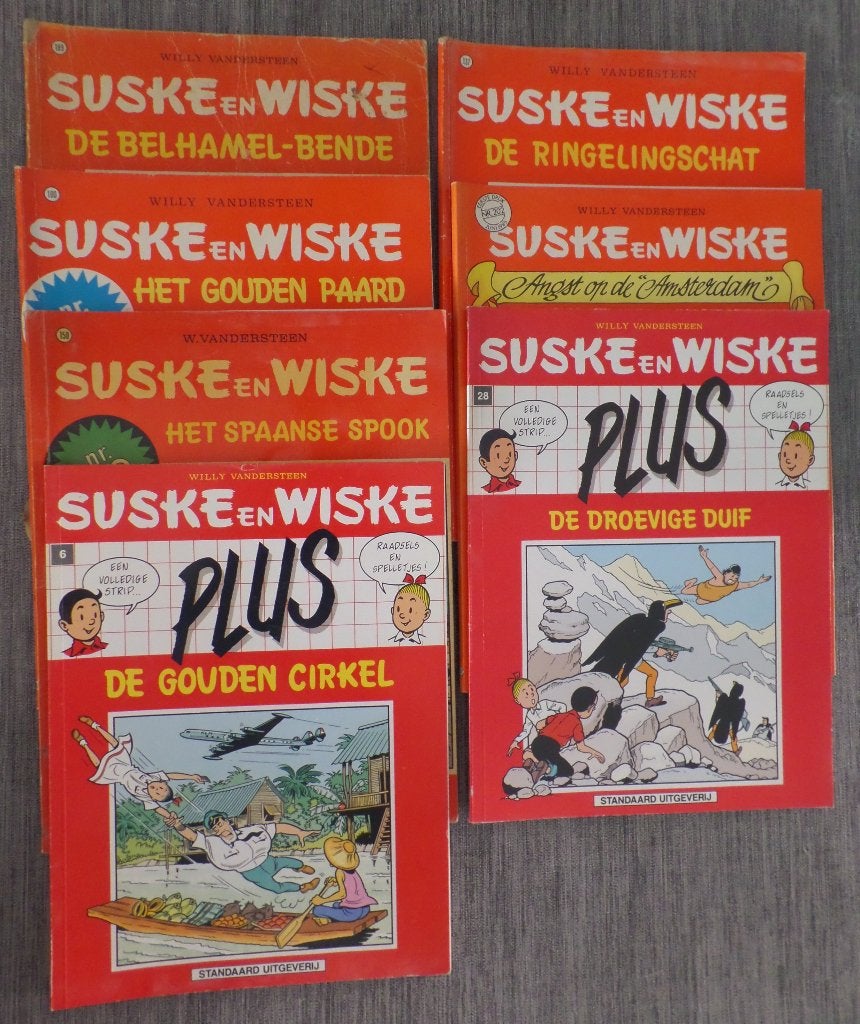 Suske en Wiske stripboeken, Boeken, Stripboeken, Gelezen, Meerdere stripboeken, Ophalen of Verzenden