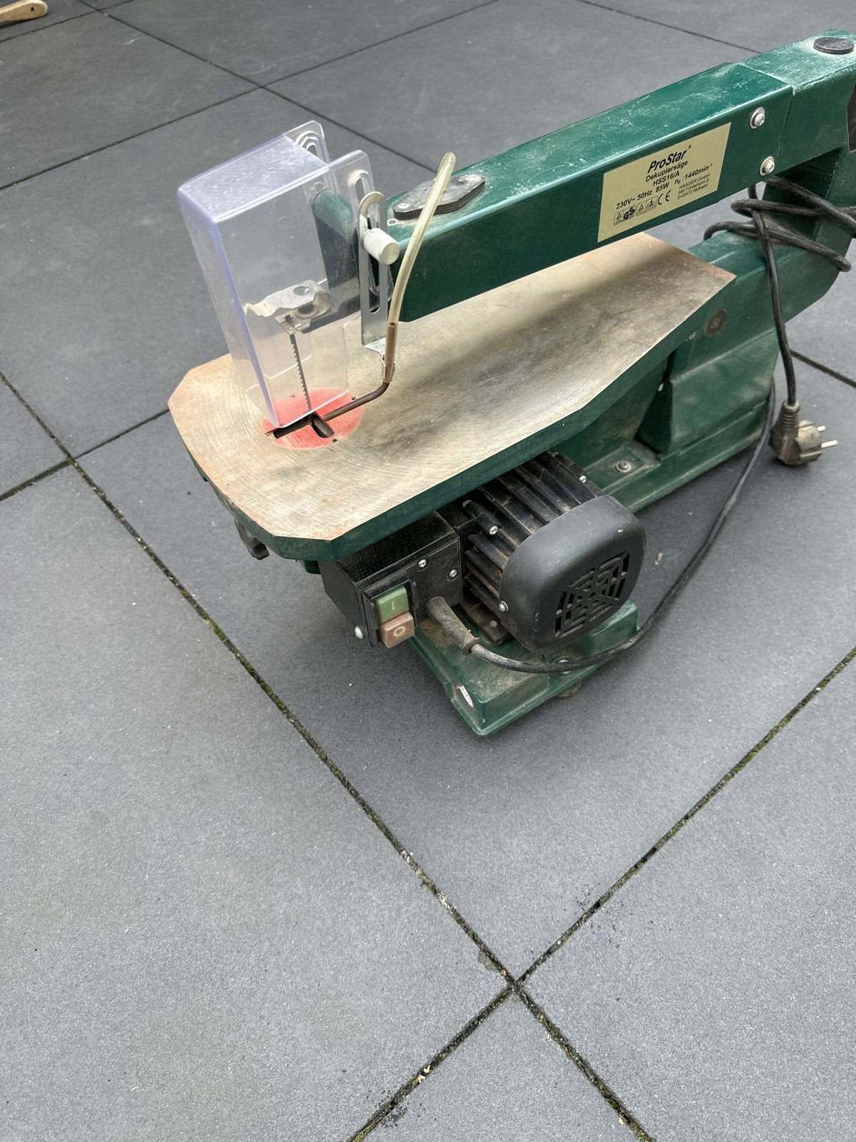 ProStar Decoupeerzaag HSS16/A - 85W Figuurzaagmachine, Minder dan 30 mm, Gebruikt, Ophalen of Verzenden, Figuurzaag