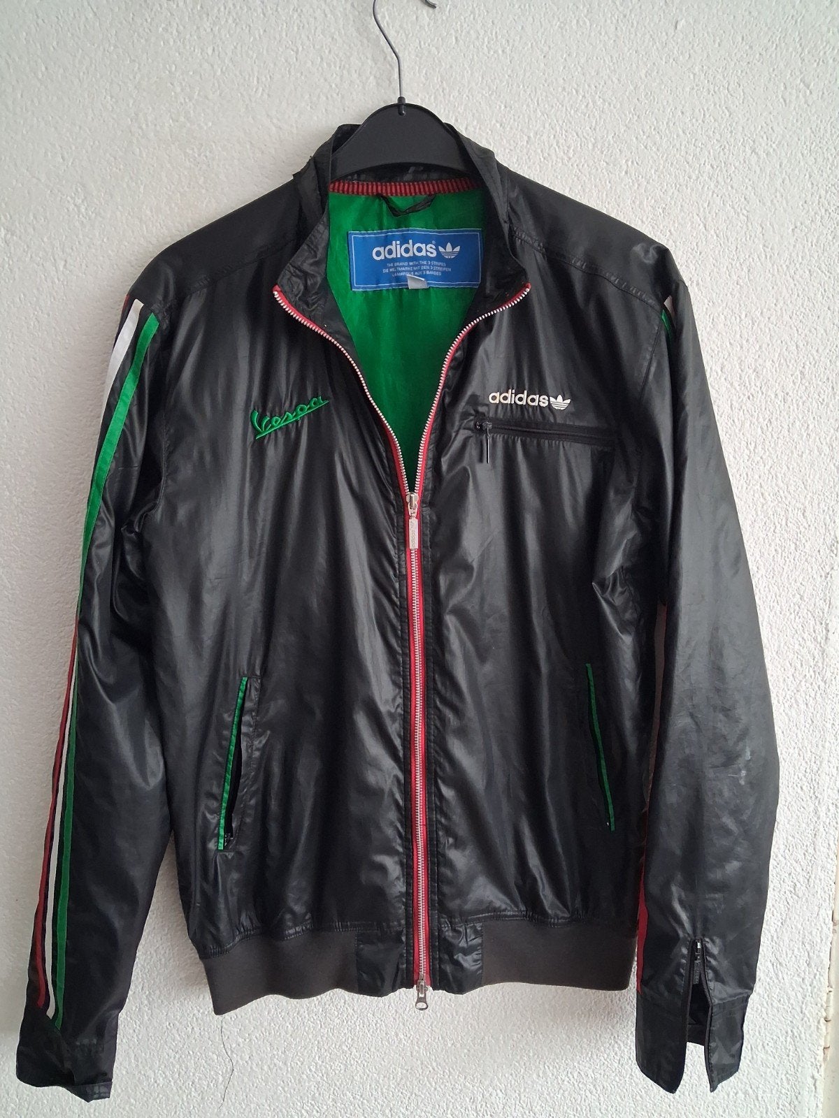 Adidas Vespa Jack Zwart Maat M, Maat 48/50 (M), Zwart, Ophalen of Verzenden, Zo goed als nieuw