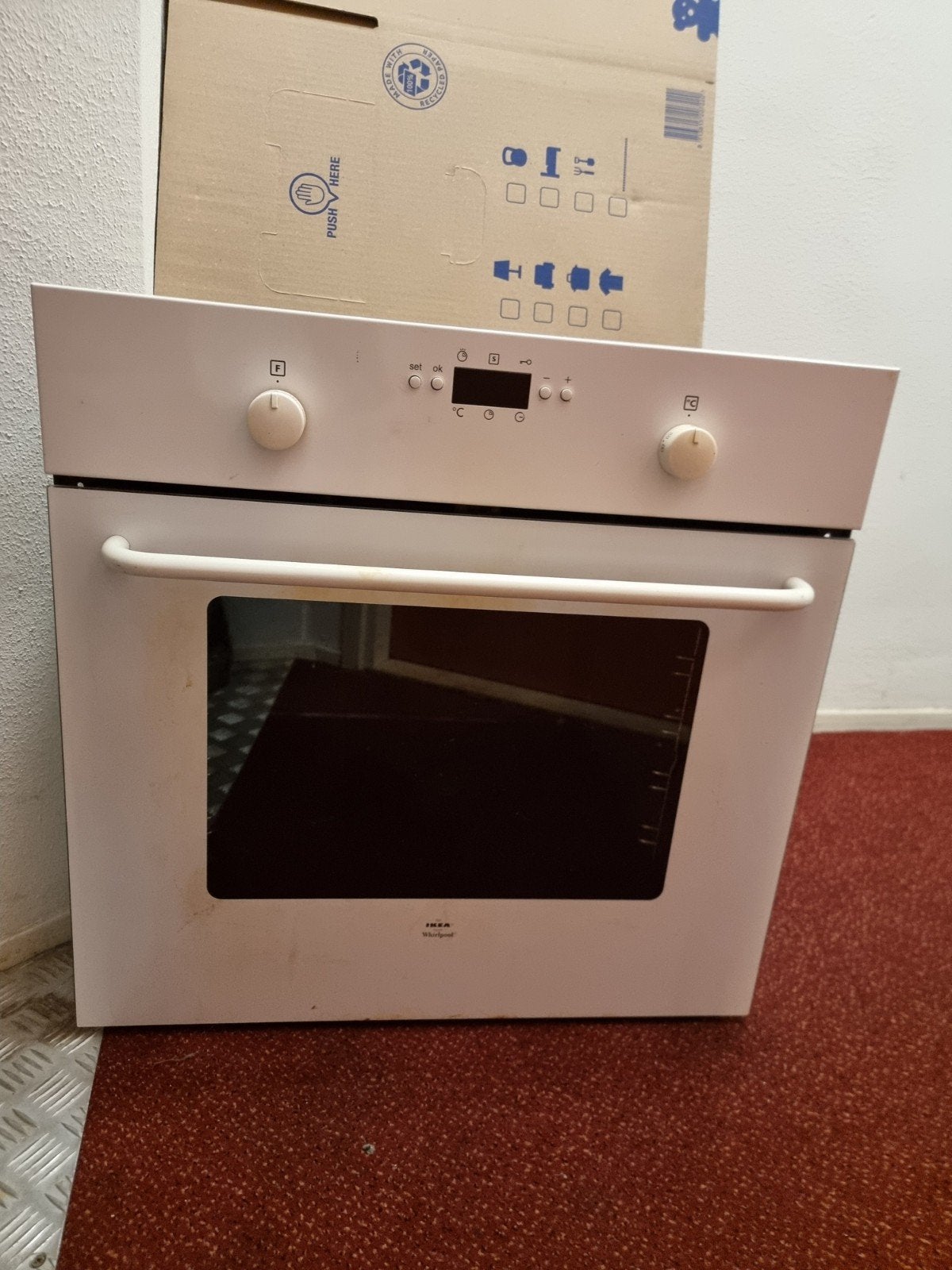 IKEA Whirlpool inbouwoven Type PCSM6, Witgoed en Apparatuur, Ovens, Ophalen, Gebruikt, Inbouw, Oven