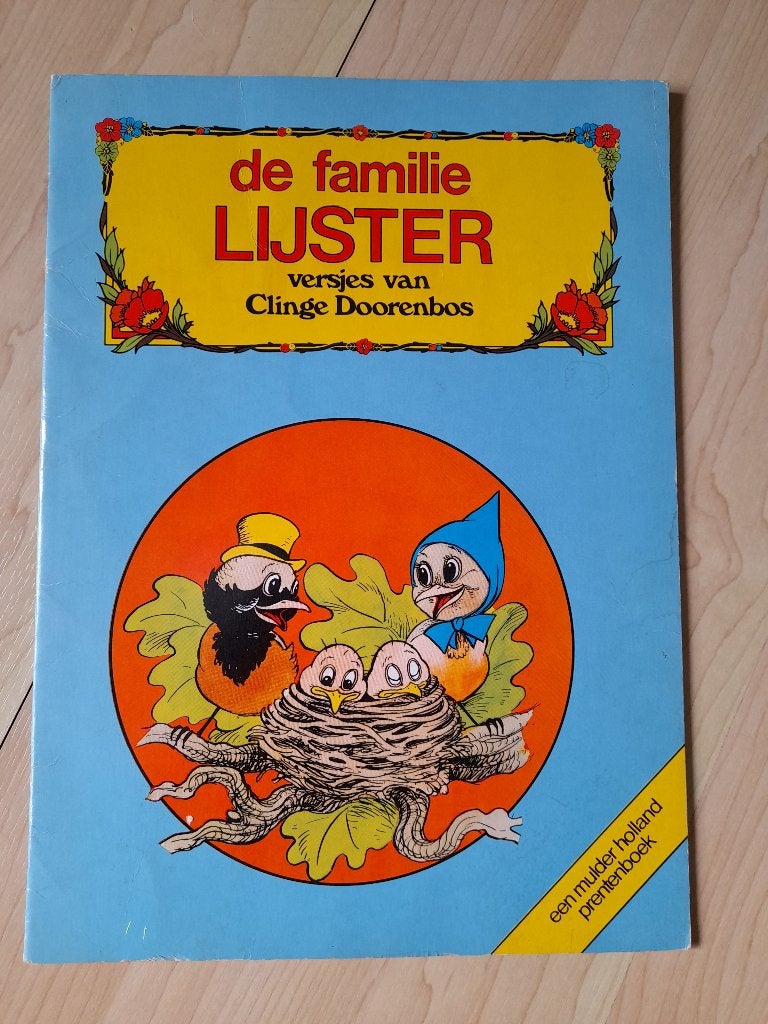 DE FAMILIE LIJSTER versjes van Clinge Doorenbos Mulder Uitg, Ophalen of Verzenden, Gelezen, Sprookjes