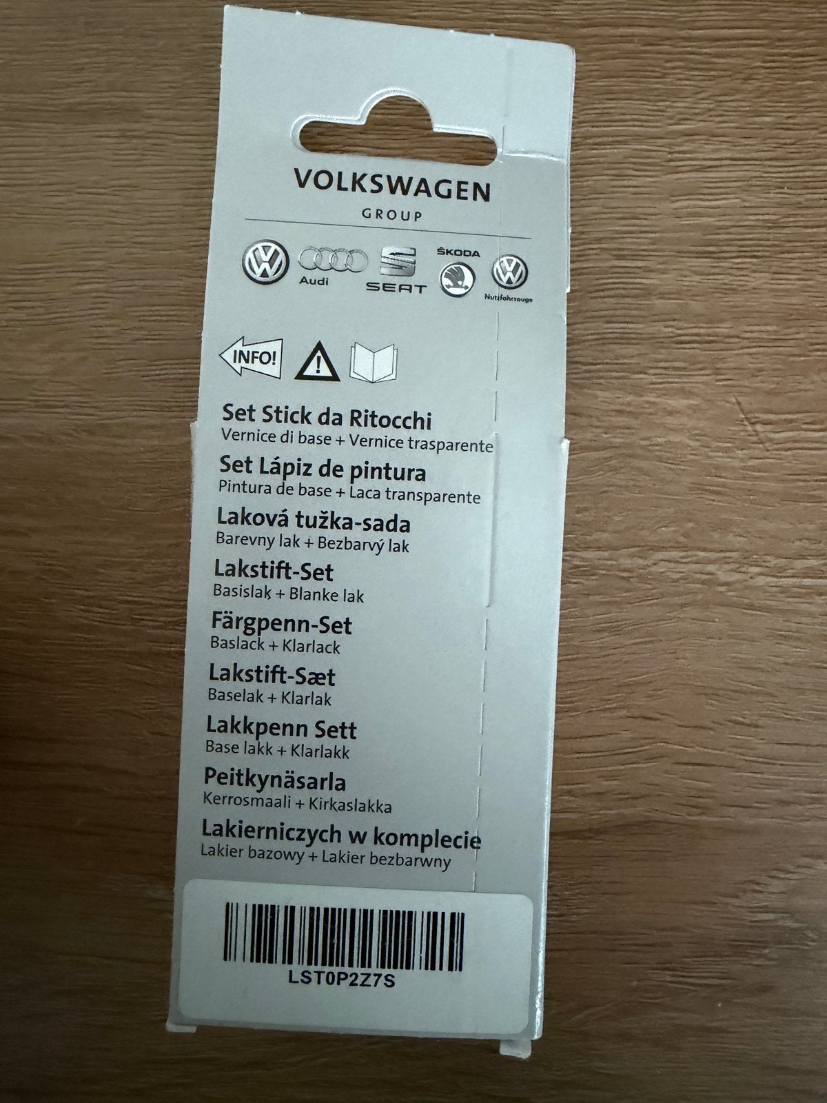 Originele VW/Audi/Skoda Lakstift Set - Daytonagrau Perleffek, Ophalen, Nieuw, Volkswagen