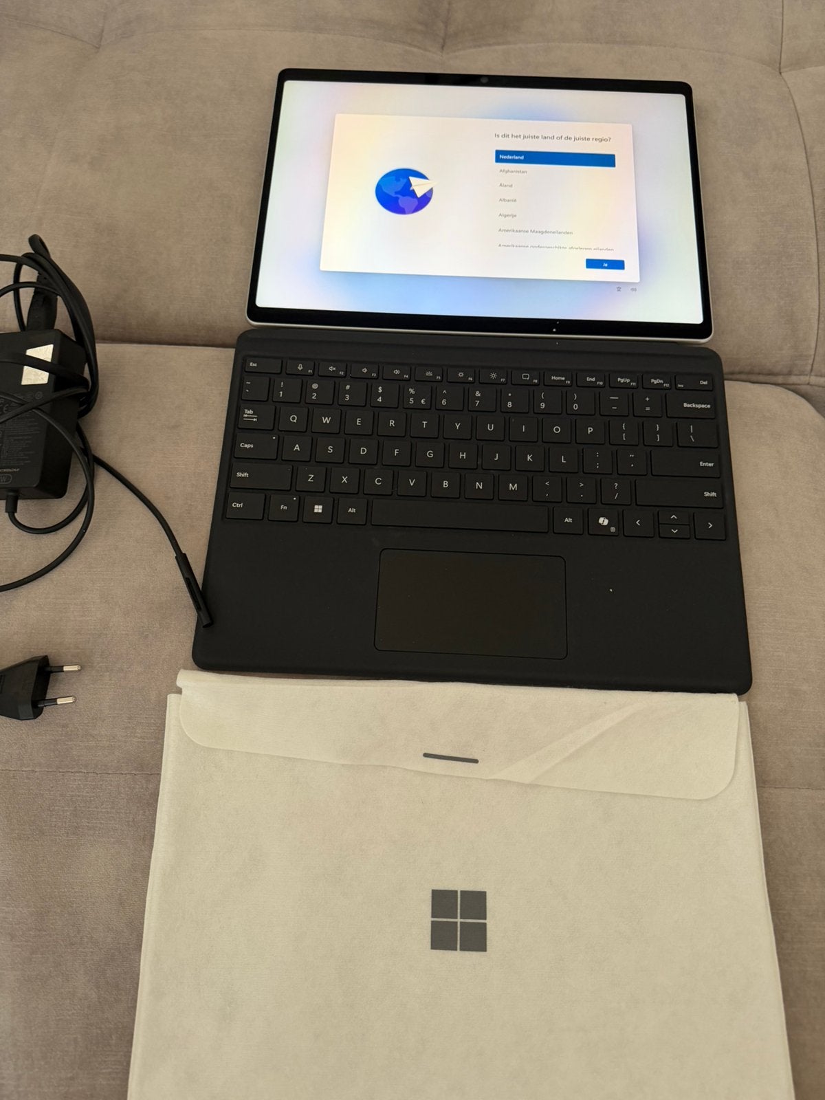 Microsoft Surface Pro 10 Business Ultra Core 7, Computers en Software, Ophalen, Qwerty, 13 inch, Nieuw