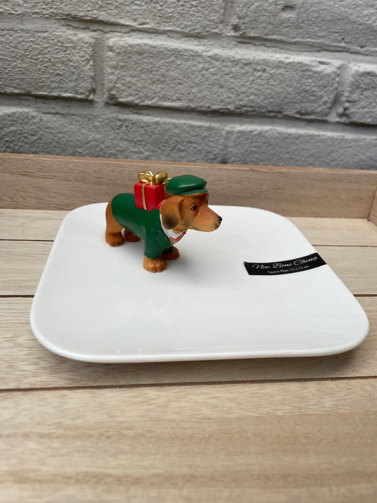 Leuke Kerst schaaltjes met decoratie (hondje en muisjes), Huis en Inrichting, Ophalen, Overige merken, Nieuw, Schaal of Schalen