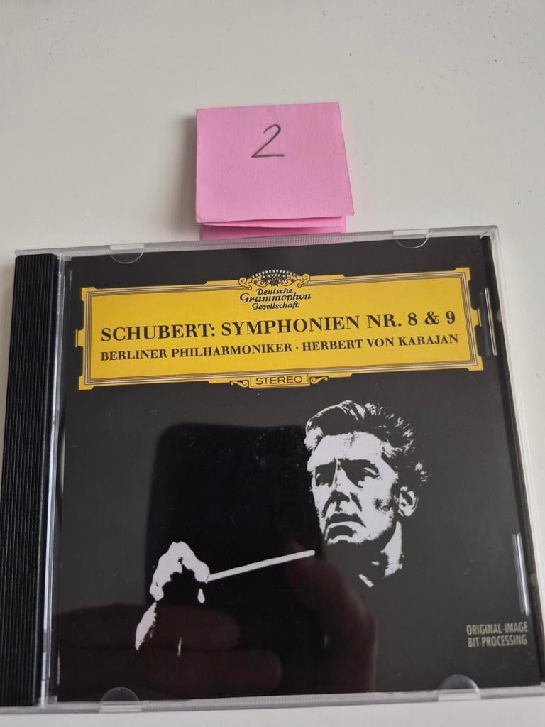 Schubert: Symfonieën Nr. 8 & 9 - Berliner Philharmoniker, Ophalen of Verzenden, Romantiek, Gebruikt, Orkest of Ballet