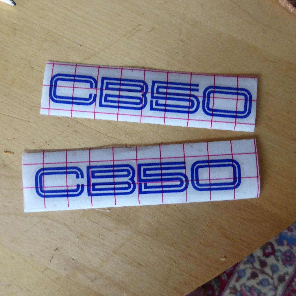 Zijkap stickers Honda CB50, Ophalen of Verzenden, Nieuw, Overige typen, Overige merken