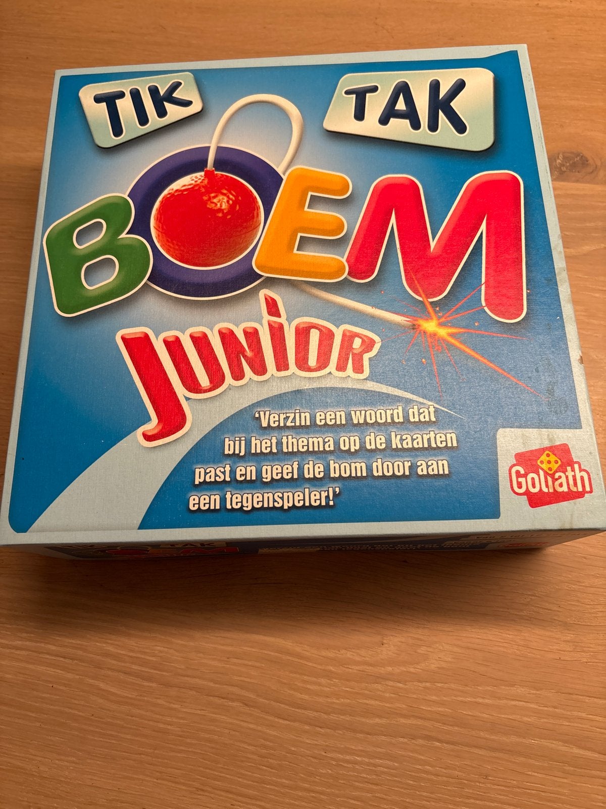 Tik Tak Boem Junior - Leuk gezelschapsspel voor kinderen, Drie of vier spelers, Ophalen of Verzenden, Zo goed als nieuw