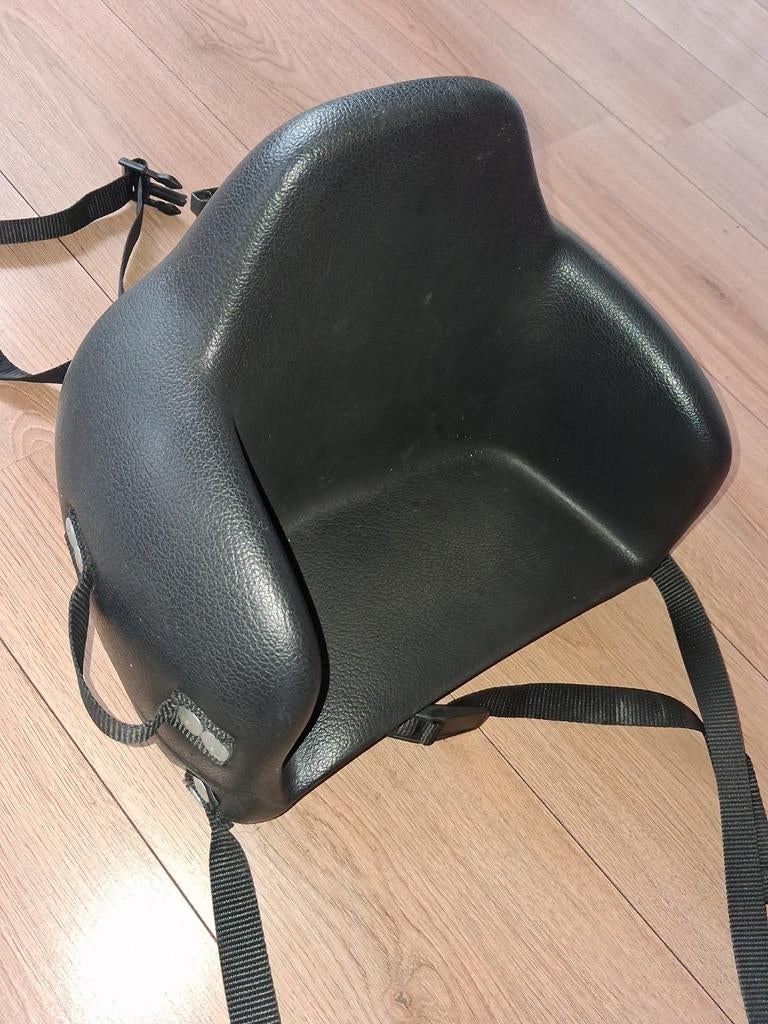 Zwart kinderzitje voor fiets of bakfiets, Overige merken, Gebruikt, Overige methoden, 0 t/m 18 kg