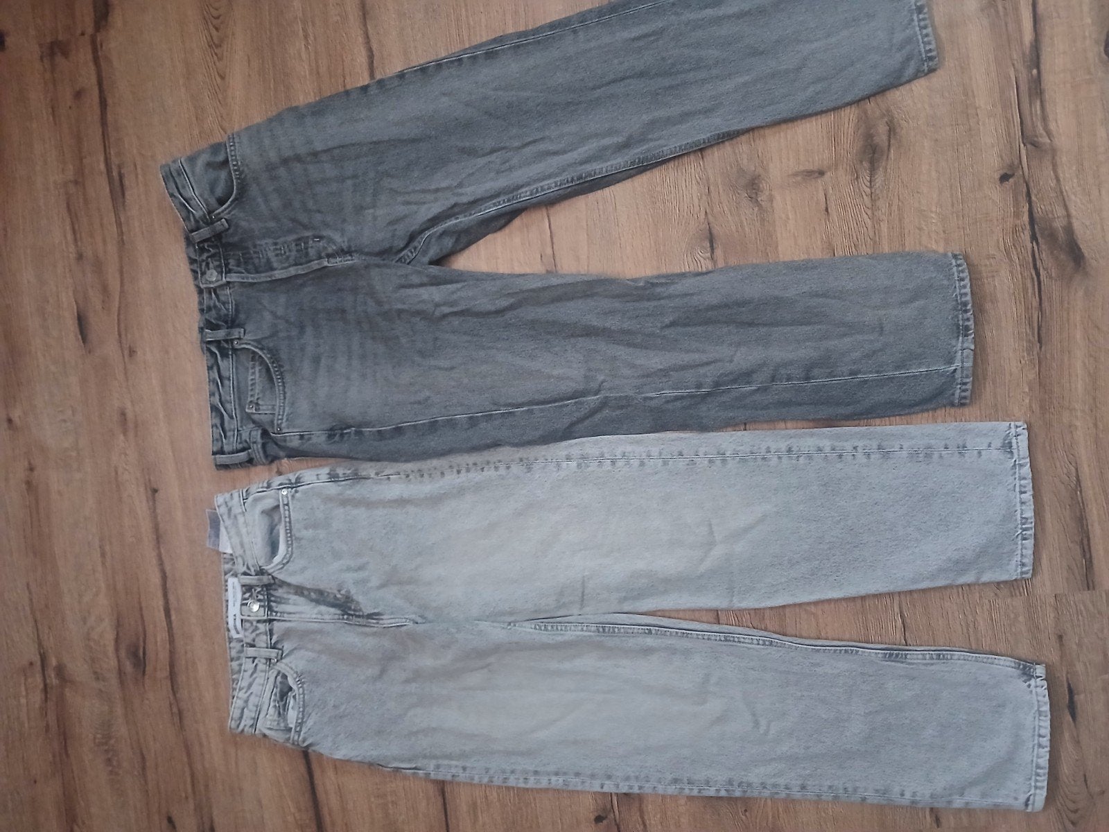 2x Zara & Bershka Jeans - Grijs & Lichtblauw - Maat W32, Ophalen of Verzenden