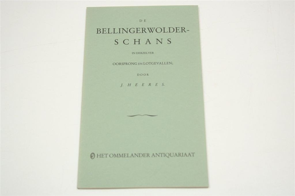 De Bellingerwolderschans — Oorsprong & Lotgevallen 1820, Boeken, Ophalen of Verzenden, Gelezen