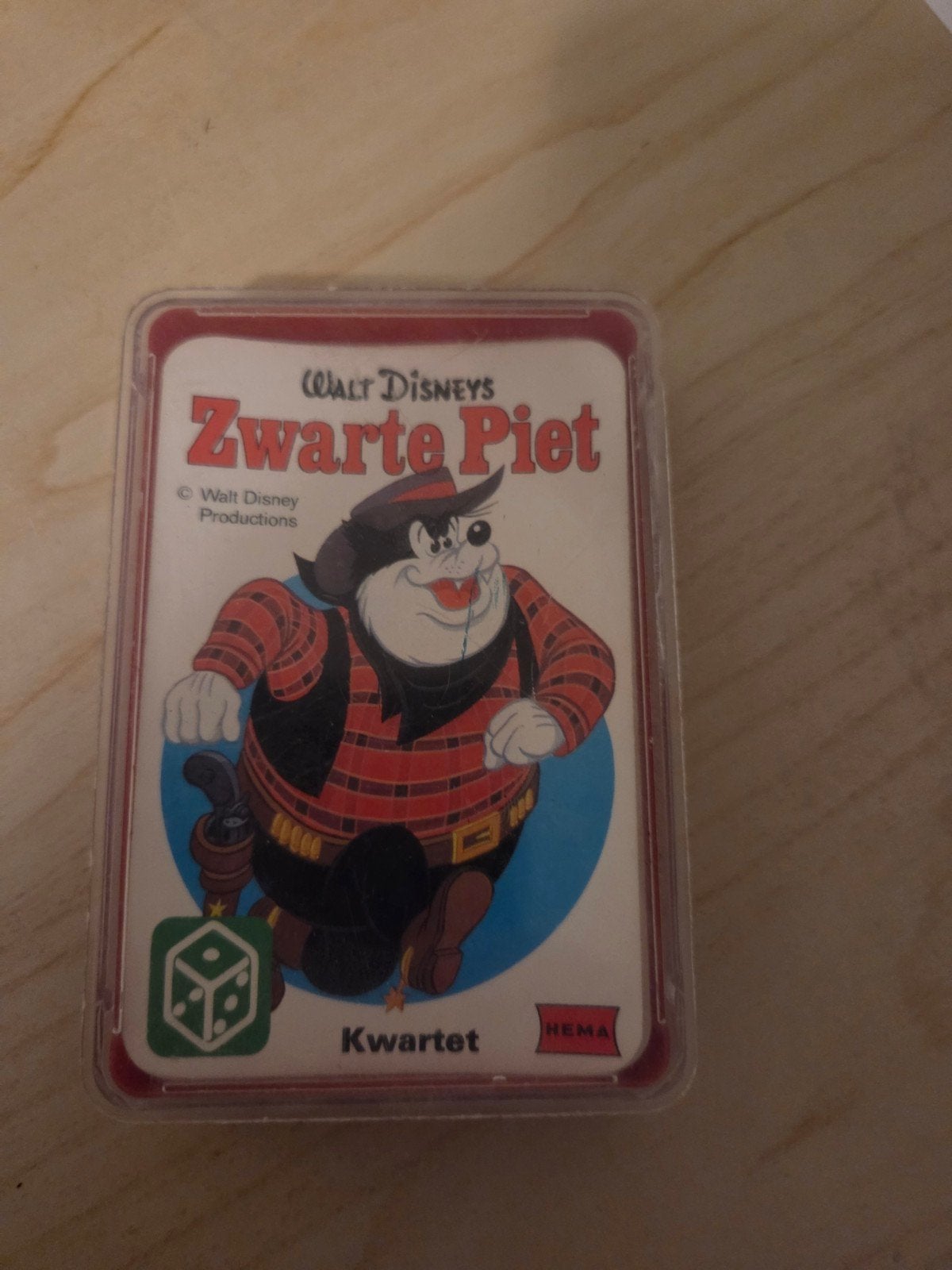 Walt Disney's Zwarte Piet Kwintetspel - Vintage HEMA, Drie of vier spelers, Ophalen of Verzenden, Gebruikt, HEMA
