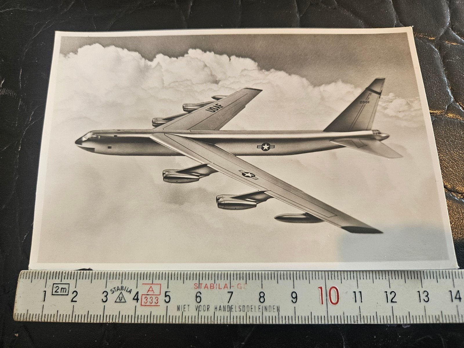 Boeing B-52A Stratofortress foto - Amerikaanse luchtmacht, Verzamelen, Luchtvaart en Vliegtuigspotten, Ophalen of Verzenden, Gebruikt
