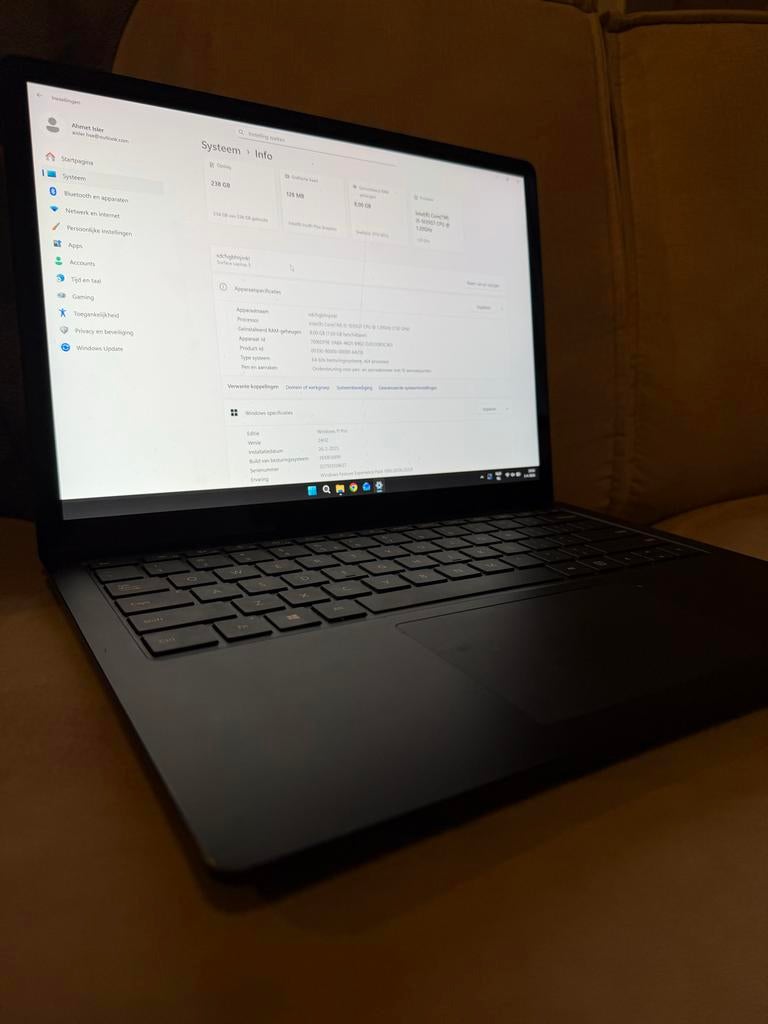 Microsoft Surface Laptop 3 - 8GB RAM, 256GB SSD, Computers en Software, Windows Laptops, Ophalen, Gebruikt, Qwerty, 8 GB