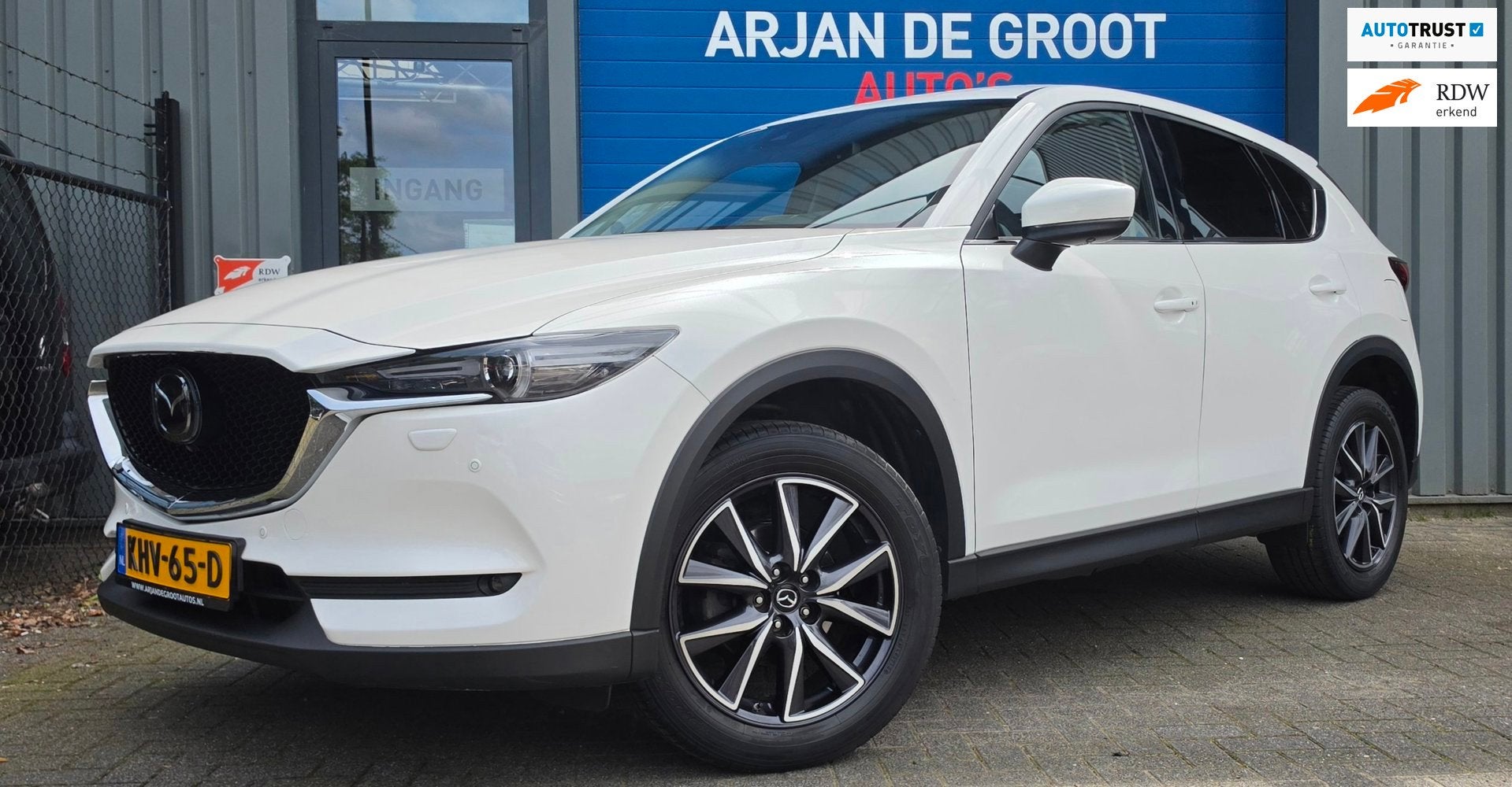 Mazda CX-5 2.5 SkyActiv-G 194 ACC HUD 360Cam Bose® Carplay, Stof, Gebruikt, 4 cilinders, 2000 kg