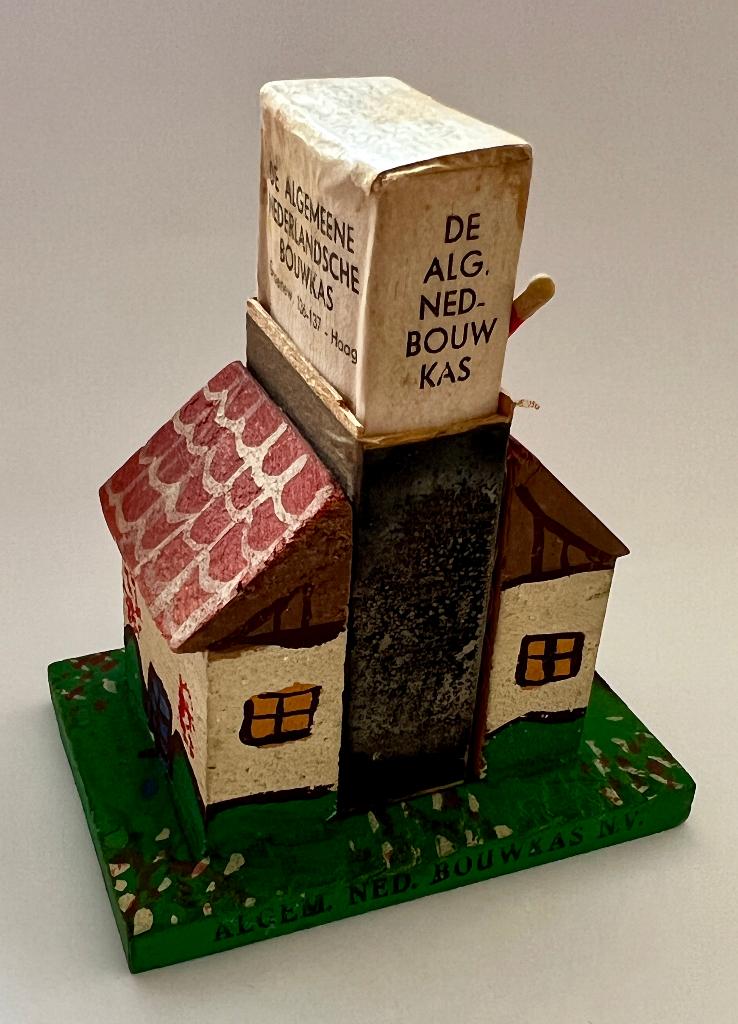 heel oude luciferhouder bouwkas, Verzamelen, Ophalen of Verzenden, Gebruikt, Luciferdoosjes of -merken