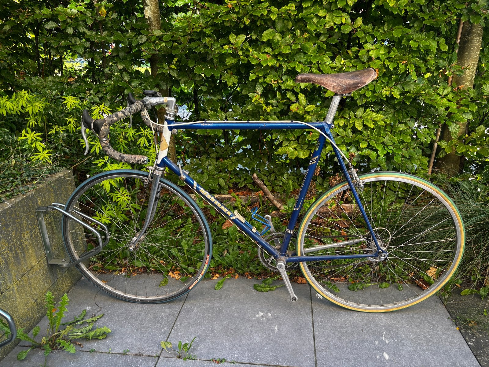 Van Herwerden racefiets - Klassiek en goed onderhouden, 28 inch, Gebruikt, 10 tot 15 versnellingen, Velgrem