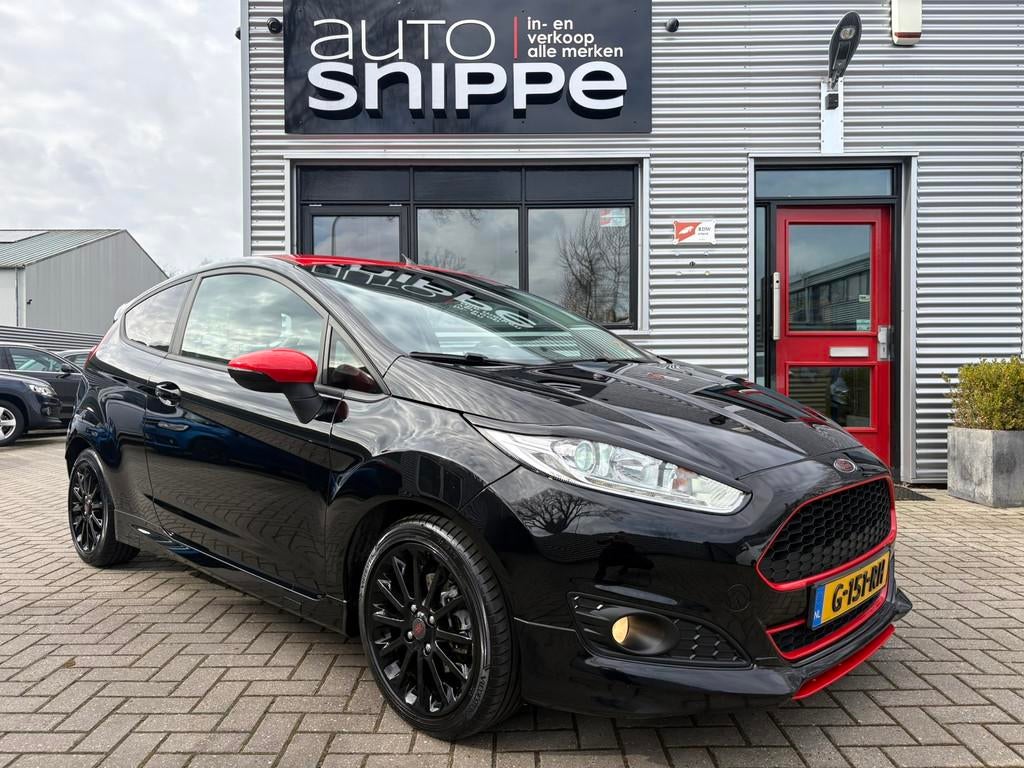 Ford Fiesta 1.0 EcoBoost Black Edition -140 PK!-CLIMA-CRUISE, Auto's, Voorwielaandrijving, Stof, 1028 kg, Zwart