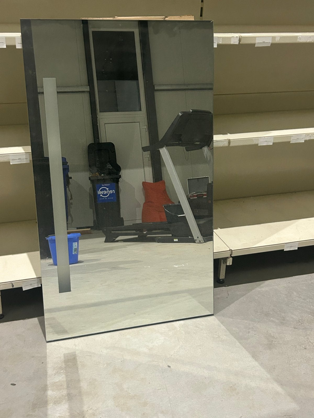 Grote spiegel met verlichting, Ophalen, Gebruikt, 75 tot 100 cm, 150 tot 200 cm