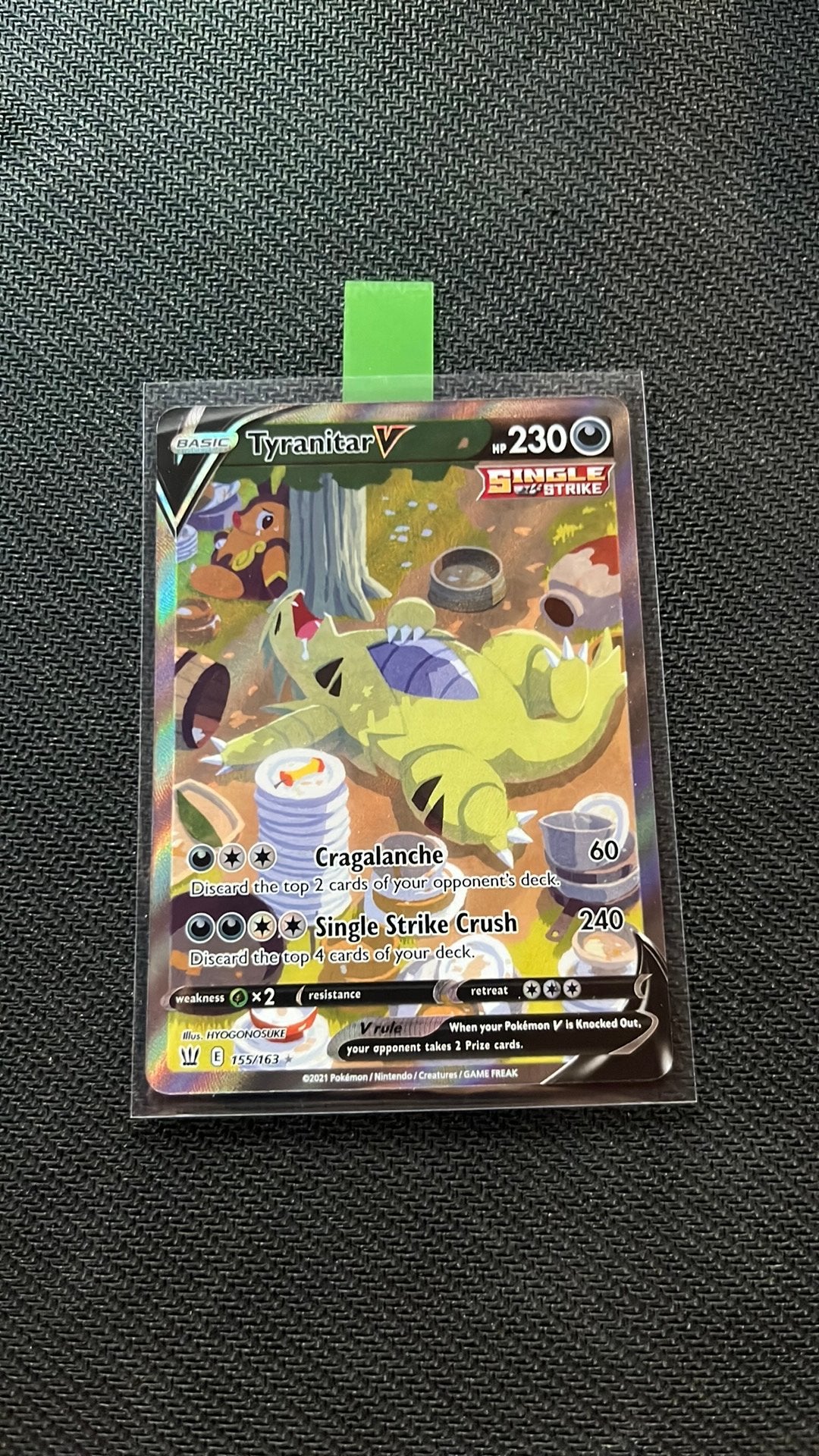 Tyranitar 155/163 - Pokemon, Ophalen of Verzenden, Zo goed als nieuw
