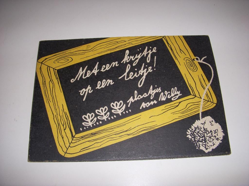 Kinderboekje uit de jaren 50 Met een krijtje op een leitje !, Ophalen of Verzenden, Luctor