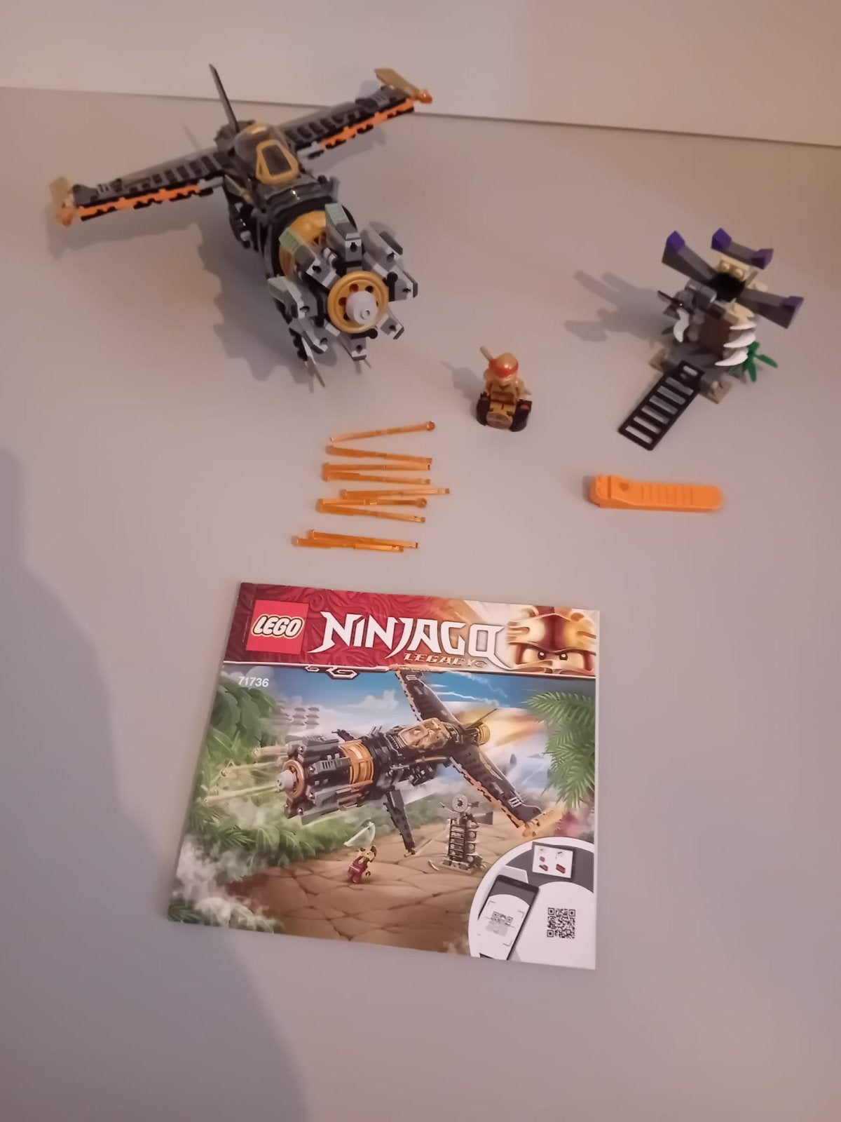 LEGO Ninjago 71736 Boulder Blaster met minifiguren, Lego, Ophalen of Verzenden, Zo goed als nieuw, Compleet