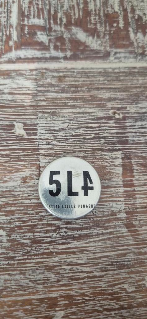 5LA Stiff Little Fingers Button Badge, Ophalen of Verzenden, Gebruikt