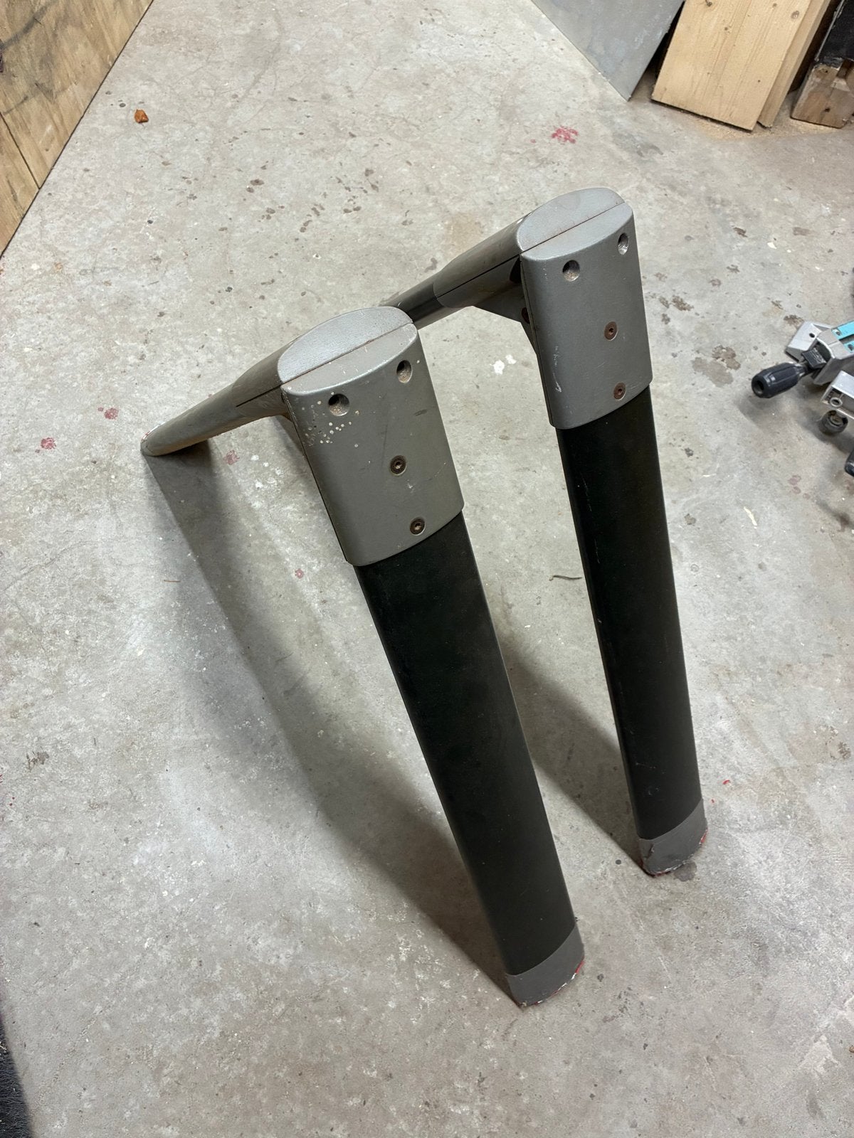 Aluminium schragen / scharnierende poten, Ophalen, Gebruikt