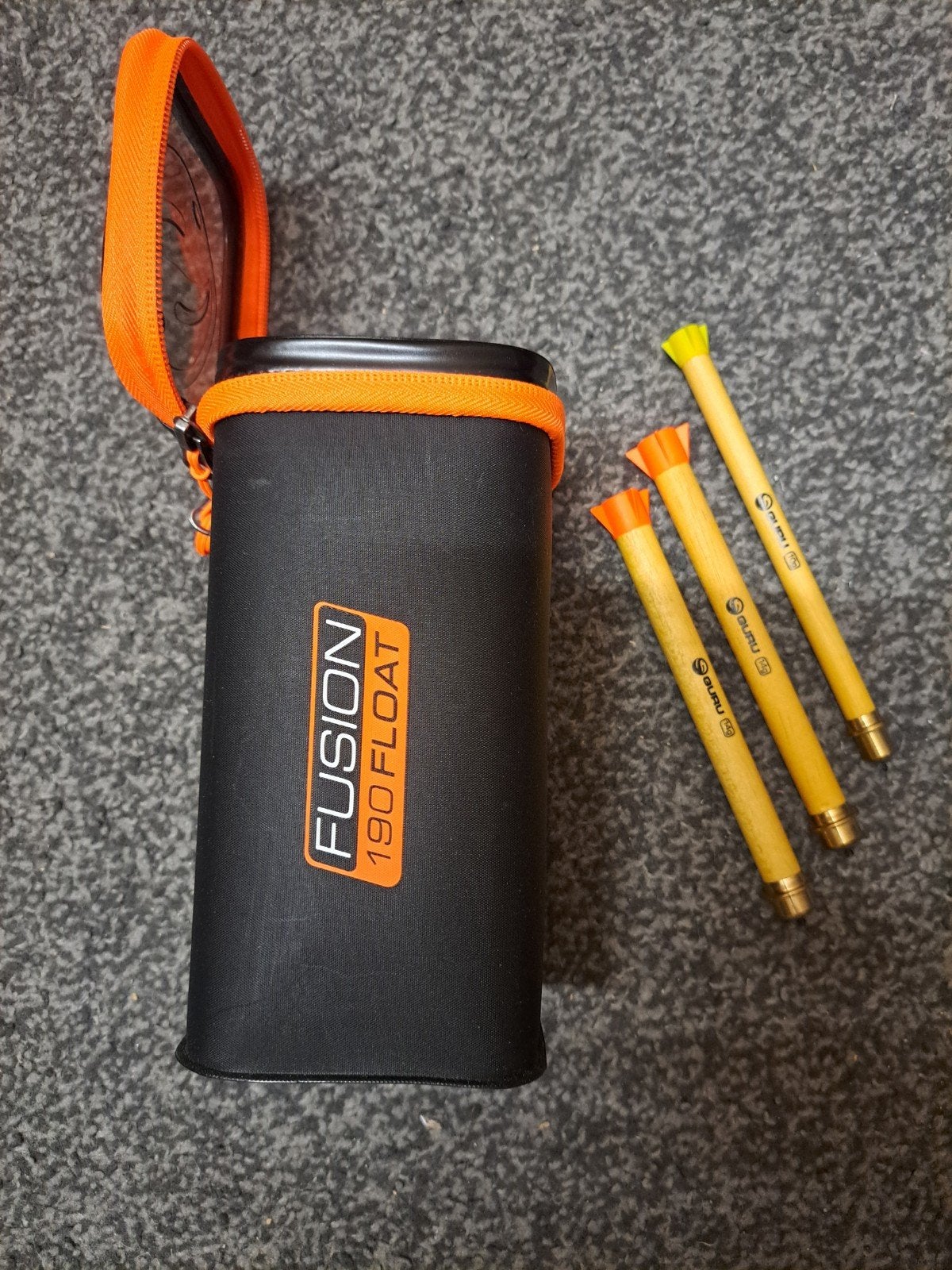 Guru fusion 190 float + 3 waggler dobbers, Ophalen