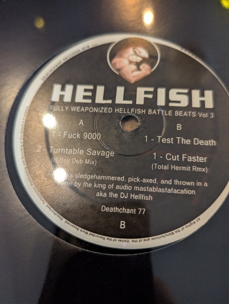 Fuck 9000 - Hellfish, Beschermende buitenhoes, Gebruikt, Hardcore, Ophalen of Verzenden
