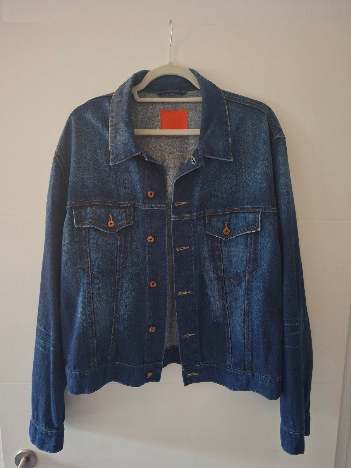 Hugo Boss spijkerjas - Zo goed als nieuw, Blauw, Overige maten, Ophalen of Verzenden, Zo goed als nieuw