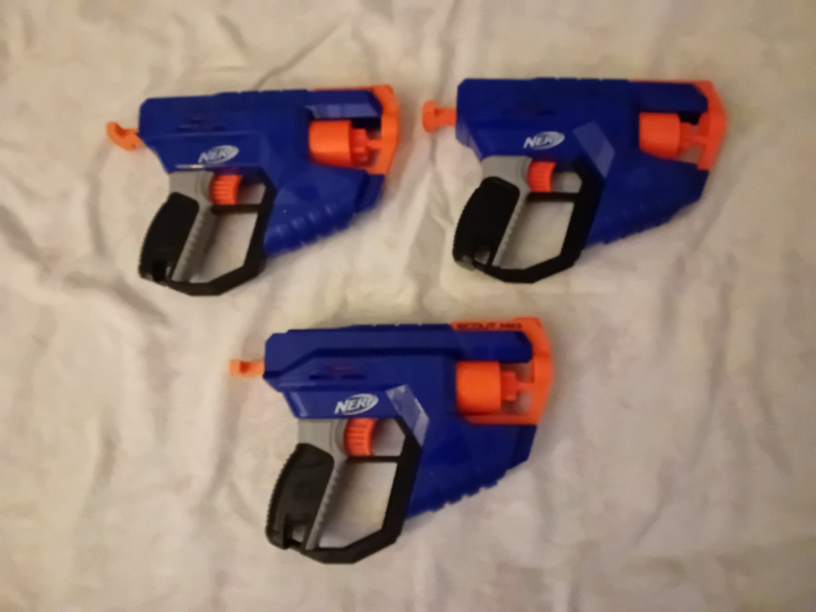 3 nerf pistolen, Kinderen en Baby's, Speelgoed | Buiten | Actiespeelgoed, Ophalen of Verzenden, Zo goed als nieuw