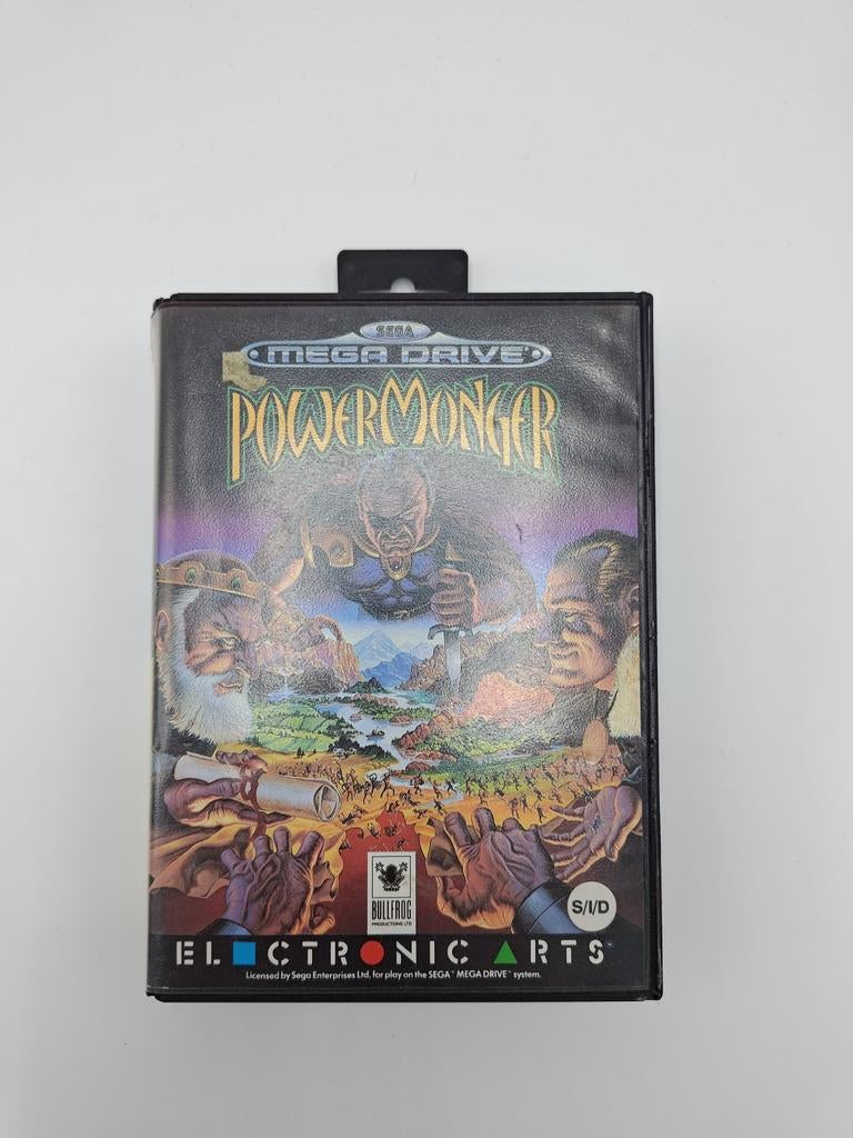 Powermonger CIB PAL Sega Mega Drive - Strategie Klassieker, Gebruikt, 1 speler, Ophalen of Verzenden, Strategie en Constructie