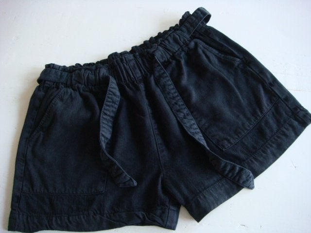 Paperbag short zwart 158/164, Kinderen en Baby's, Kinderkleding | Maat 158, Broek, Gebruikt, Meisje, Ophalen of Verzenden