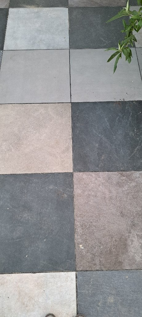 karamische tegels, Tuin en Terras, Tegels en Klinkers, Ophalen, Keramiek, Zo goed als nieuw, 10 m² of meer