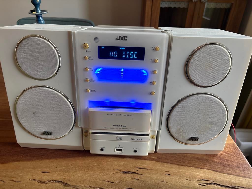 JVC Micro Component System met iPod Dock, Gebruikt, JVC, Ophalen of Verzenden, Microset