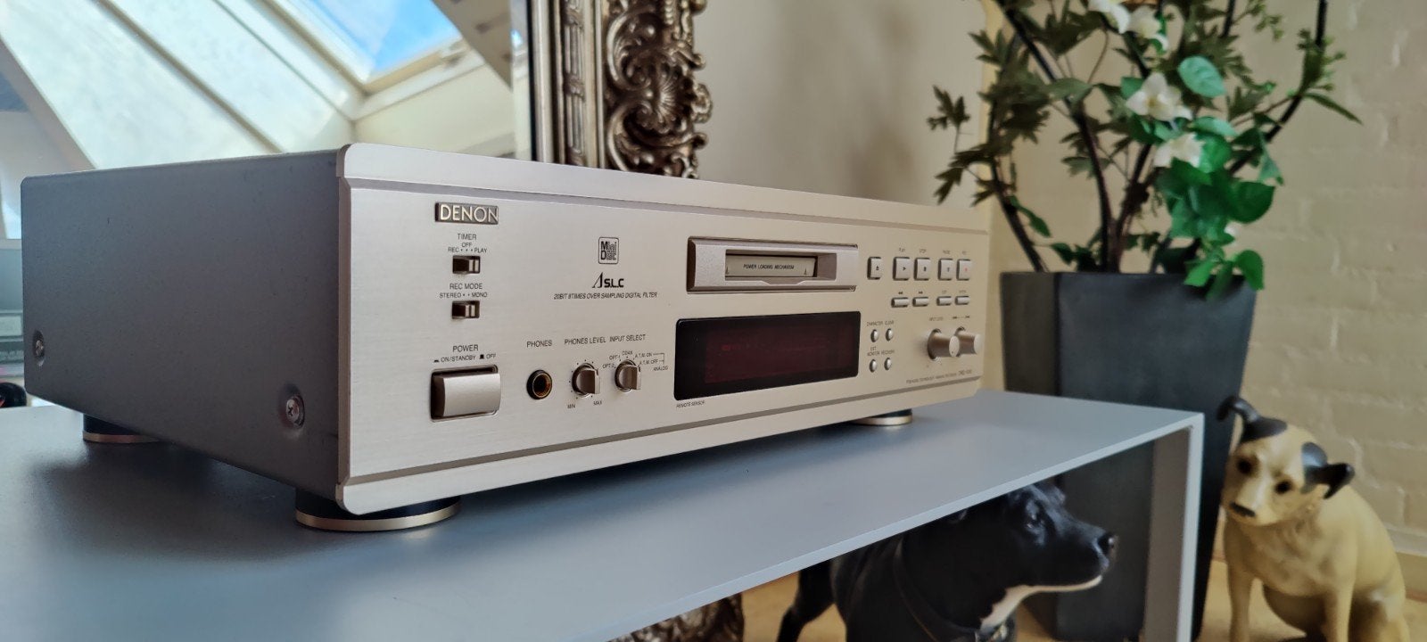 Denon DMD-1000 MiniDisc - Recorder Champagne Gold., Ophalen of Verzenden, Minidisc-recorder