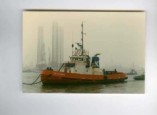 scheepvaart-foto-ZP caymus, Ophalen of Verzenden, Zo goed als nieuw, Motorboot, Boek of Tijdschrift