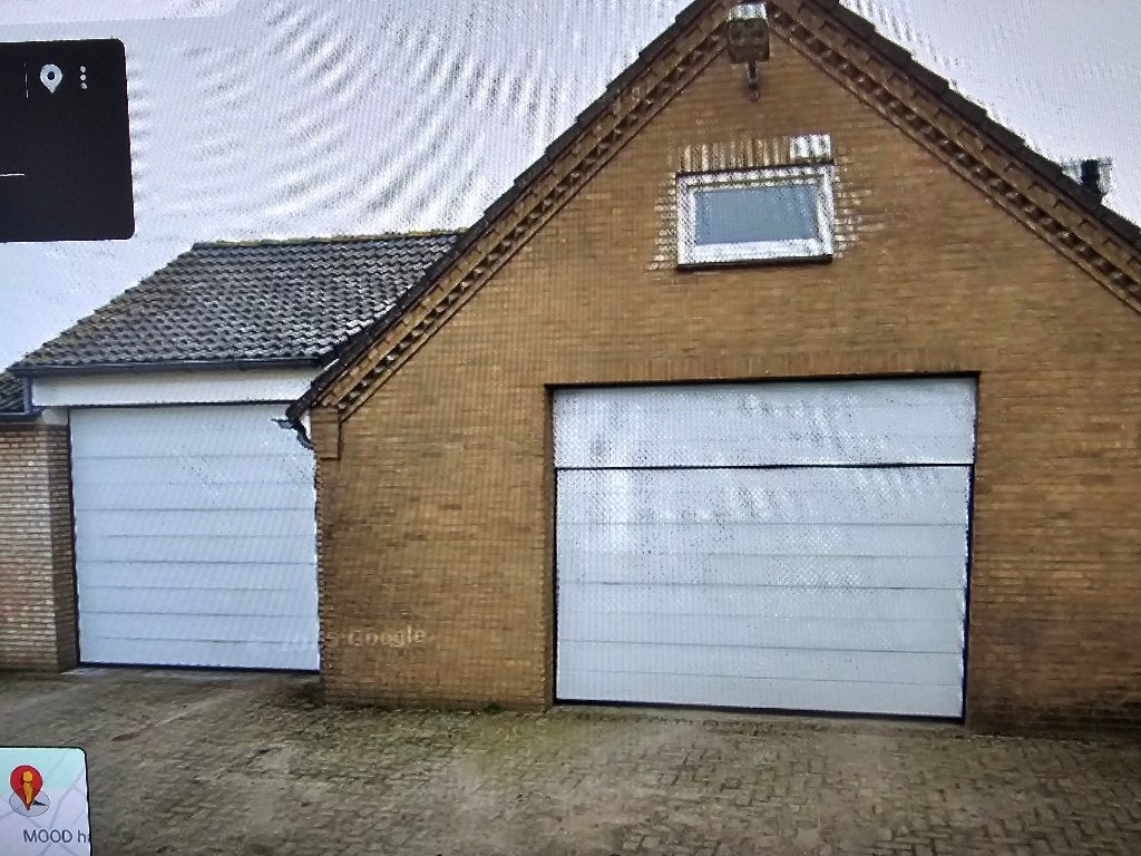 Garagedeur, wit, gebruikt, diverse maten beschikbaar, Ophalen, Garagedeur, Kunststof, Gebruikt